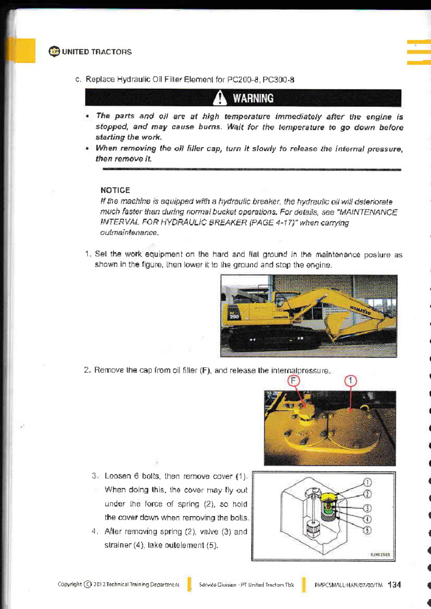 Sample 7 of Technical Document PC300-8 Hydraulic Excavator Technical Manual [PDF]
