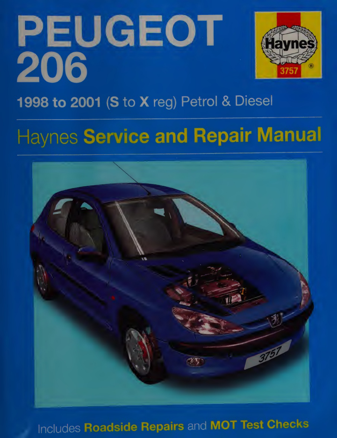 Technical Document Peugeot 206 Workshop Service Manual [PDF] sample cover