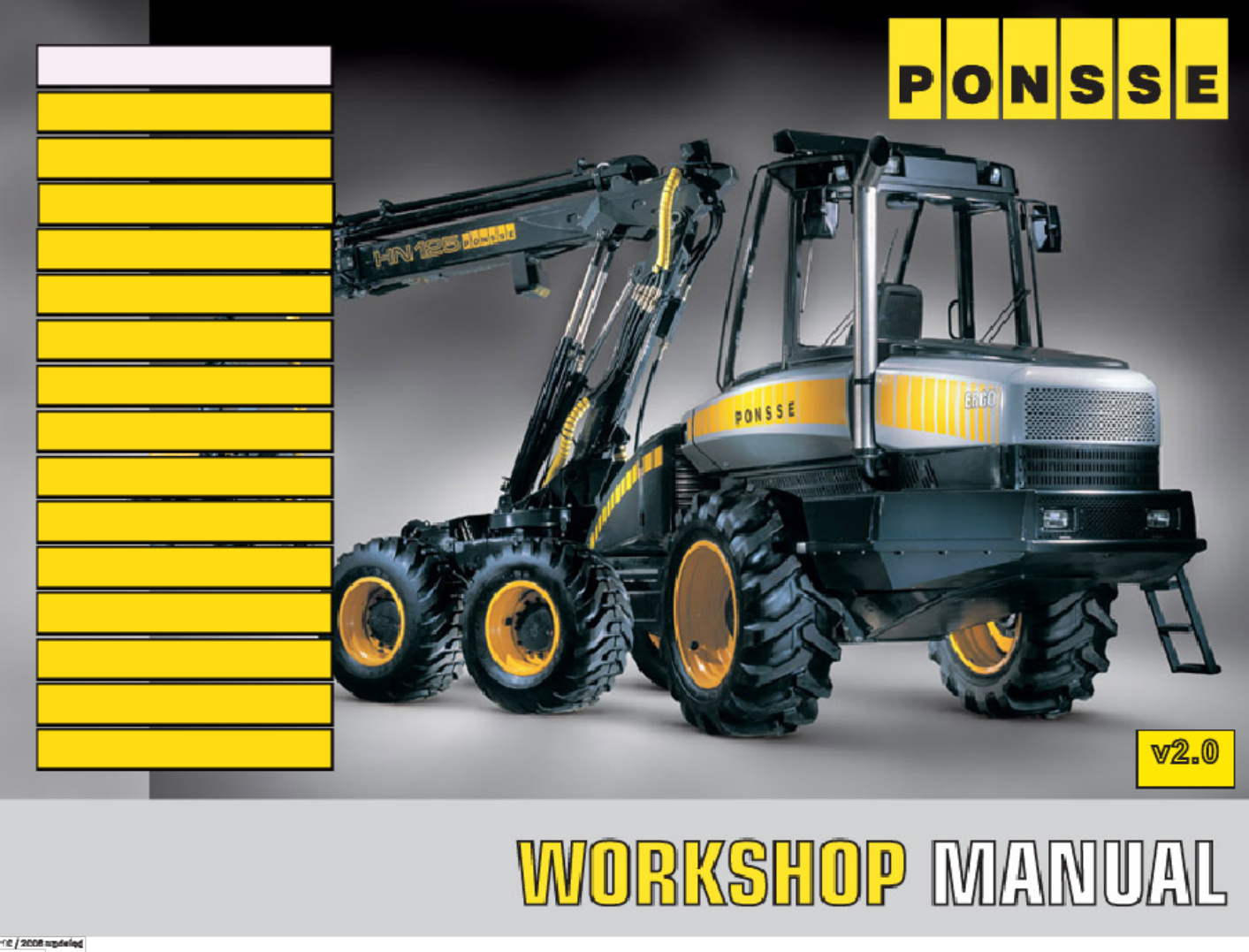 Technical Document Ponsse Workshop Service Manual [PDF] cover