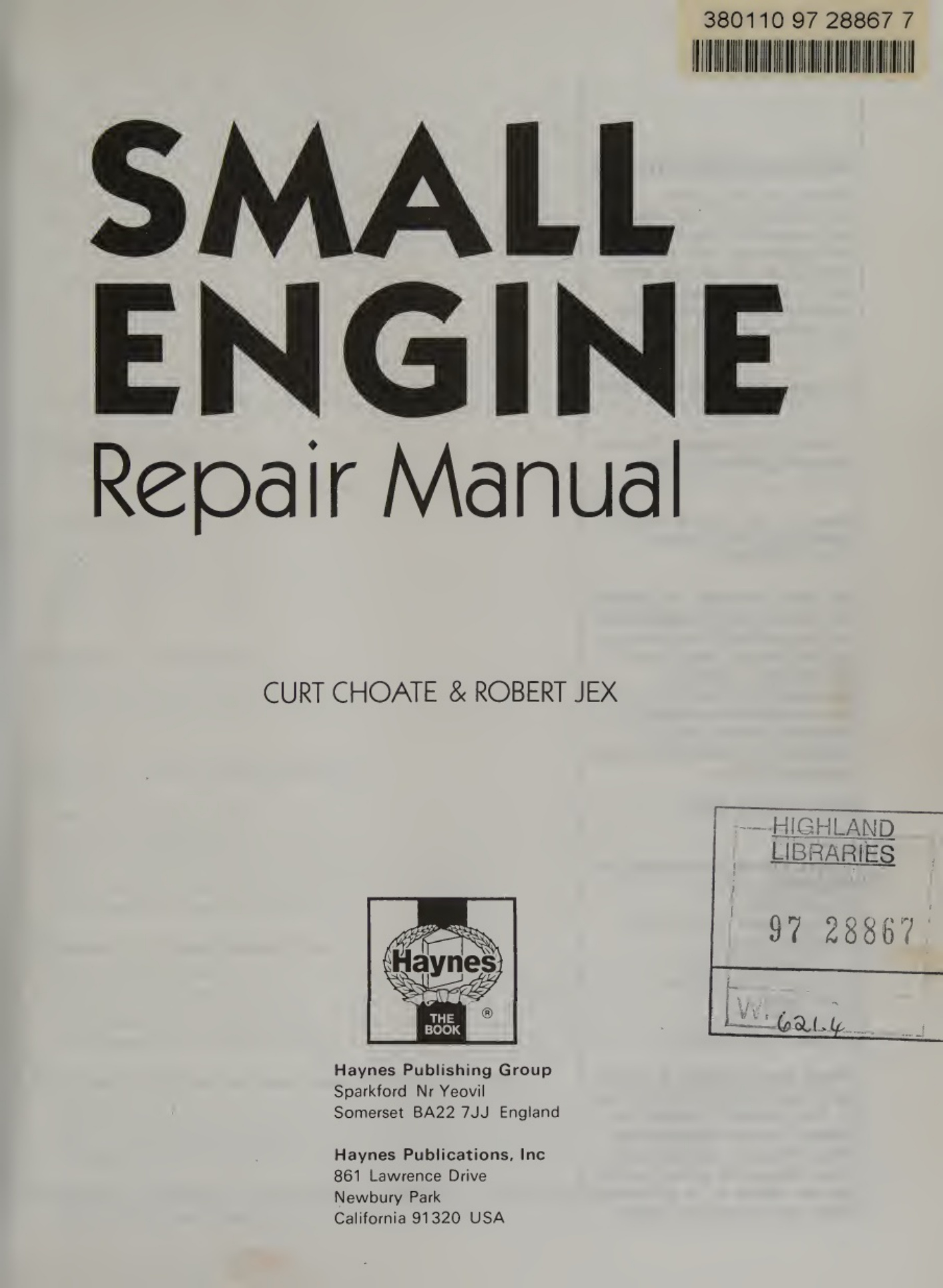 Sample 2 of Technical Document Small Engine Workshop Service Manual [PDF]