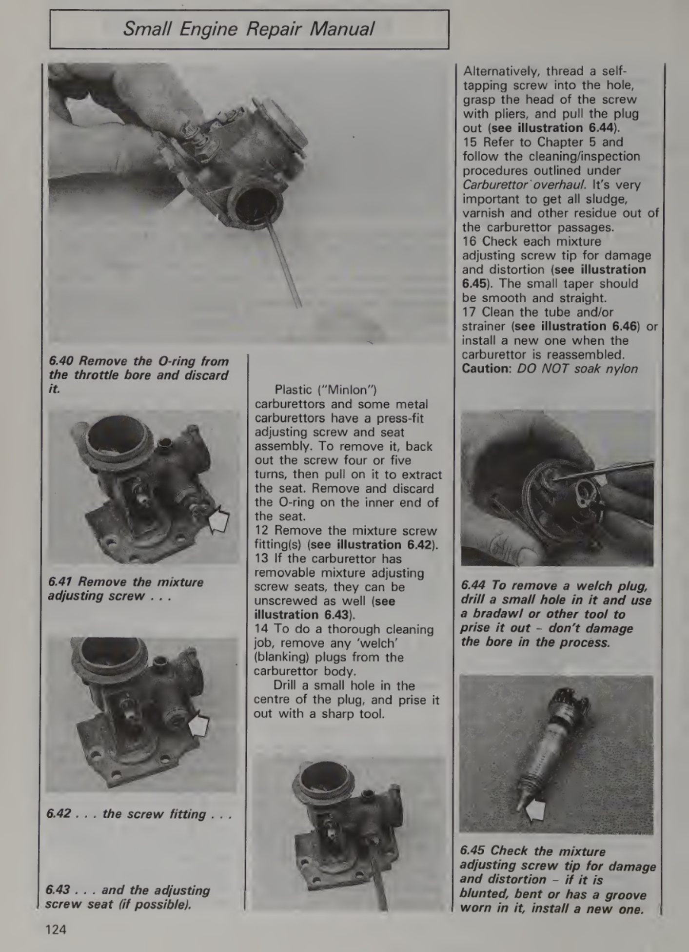 Sample 6 of Technical Document Small Engine Workshop Service Manual [PDF]