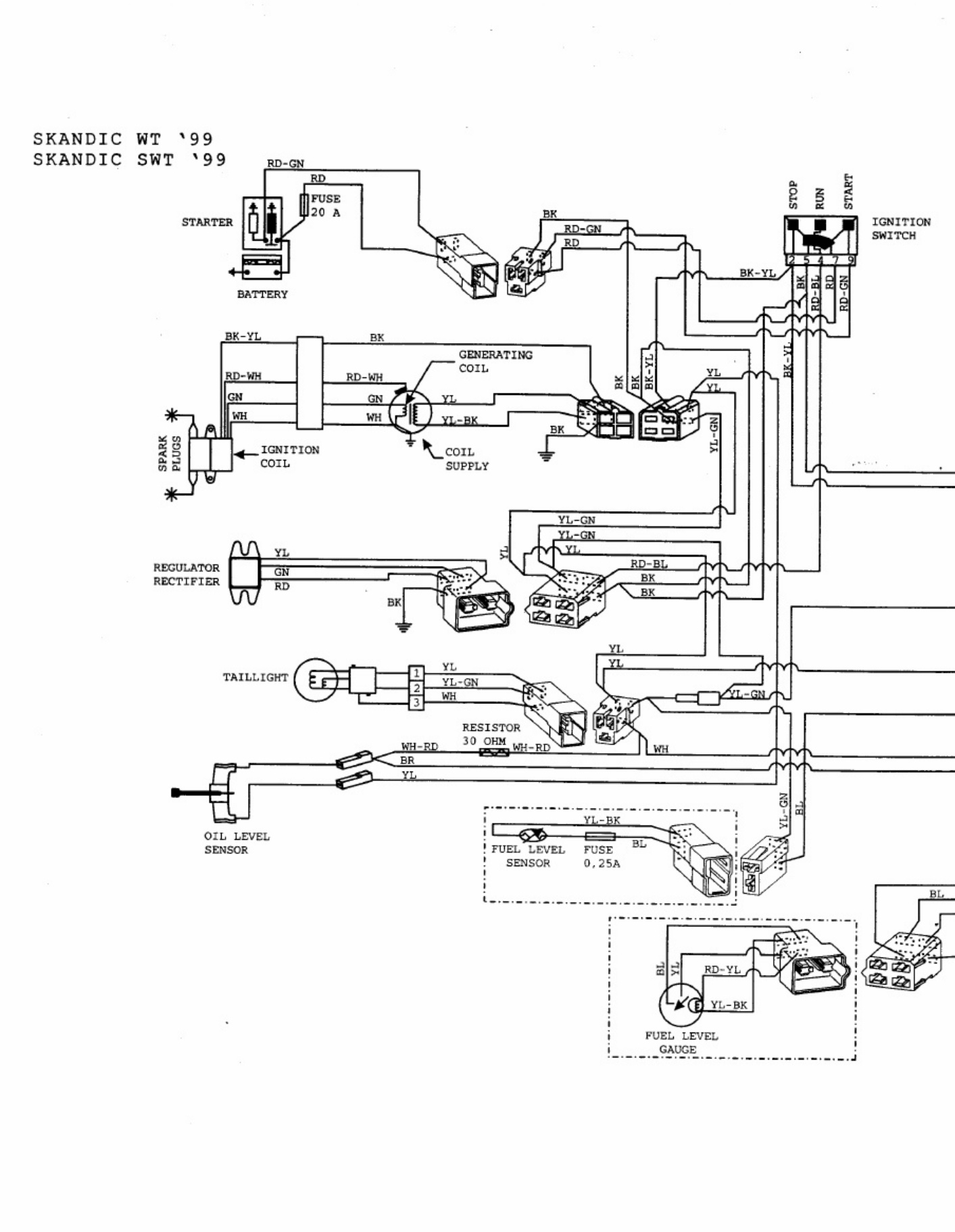 Sample 5 of Technical Document Snowmobile Wiring Diagrams Overview Complete Electrical Wiring Schematic & System Diagram [PDF]