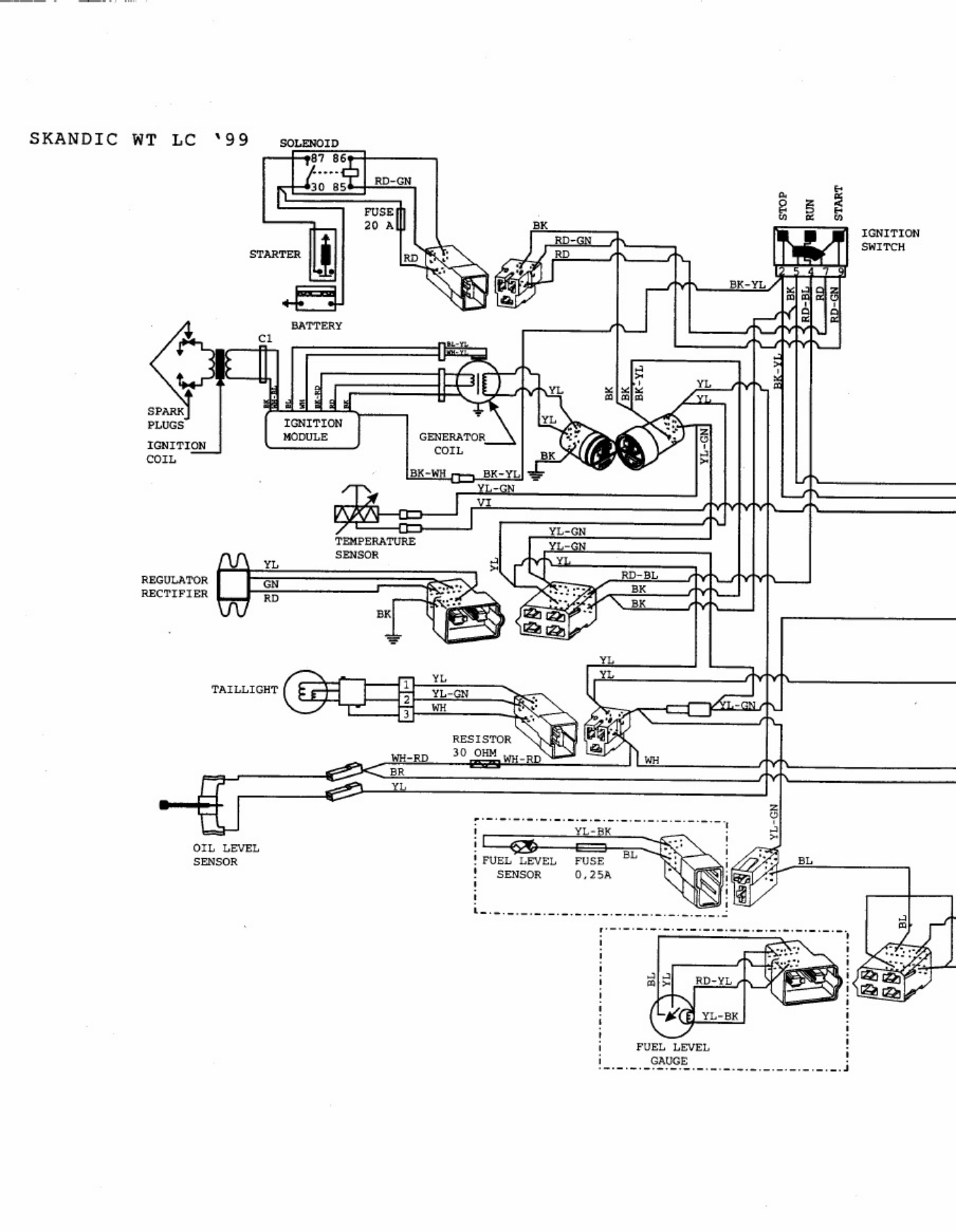 Sample 6 of Technical Document Snowmobile Wiring Diagrams Overview Complete Electrical Wiring Schematic & System Diagram [PDF]