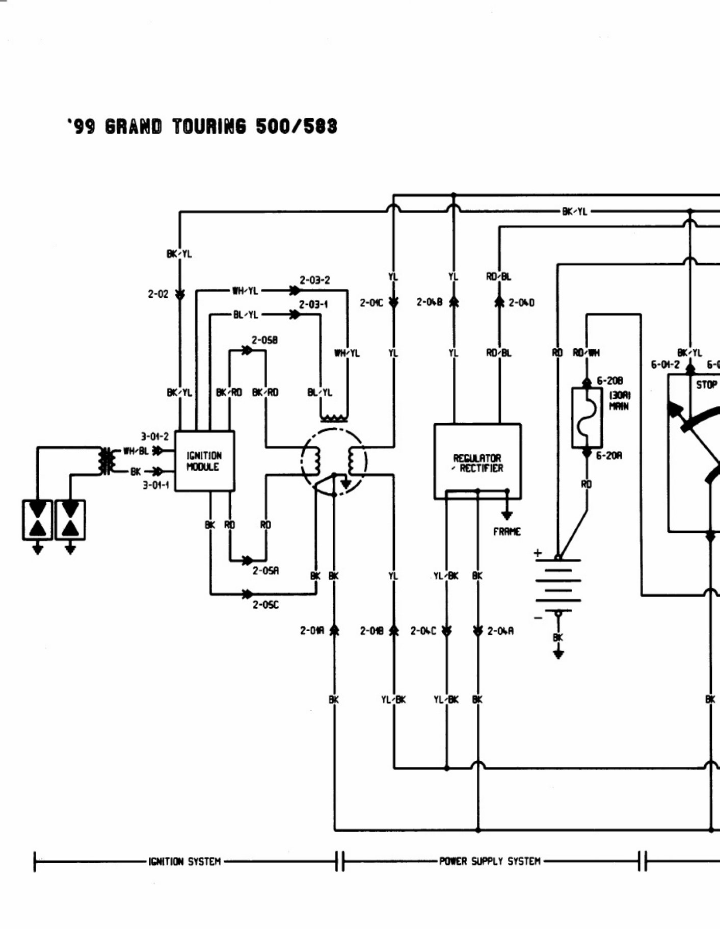 Sample 8 of Technical Document Snowmobile Wiring Diagrams Overview Complete Electrical Wiring Schematic & System Diagram [PDF]