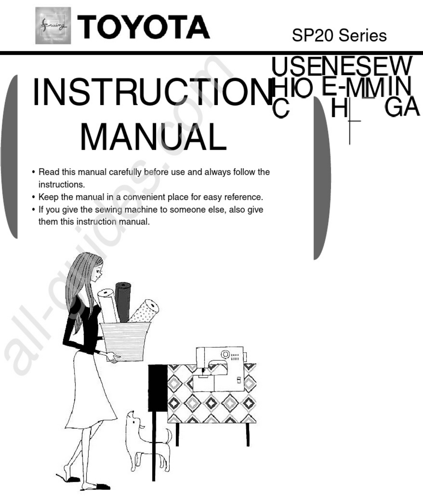 Sample 2 of Technical Document SP20 Home-Use Sewing Machine Technical Manual [PDF]