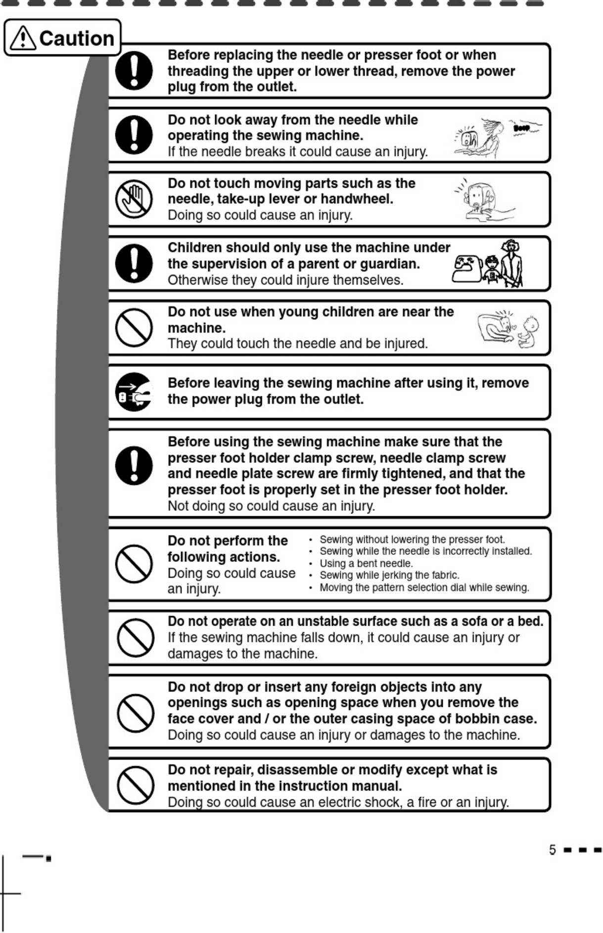 Sample 4 of Technical Document SP20 Home-Use Sewing Machine Technical Manual [PDF]
