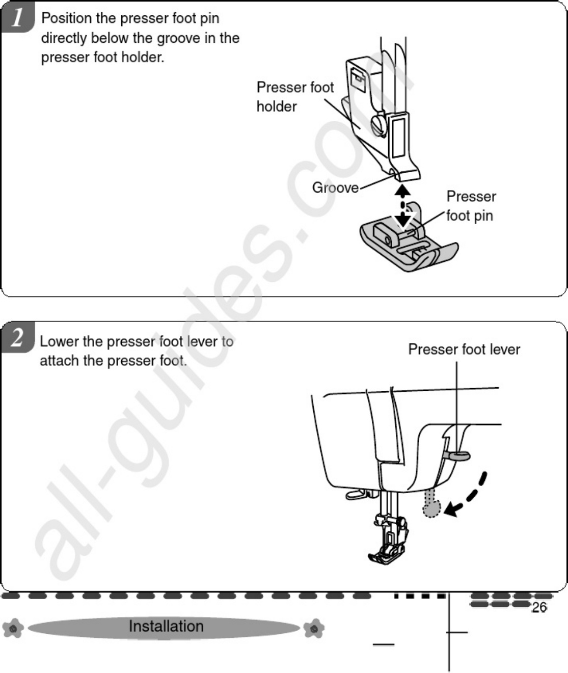 Sample 7 of Technical Document SP20 Home-Use Sewing Machine Technical Manual [PDF]