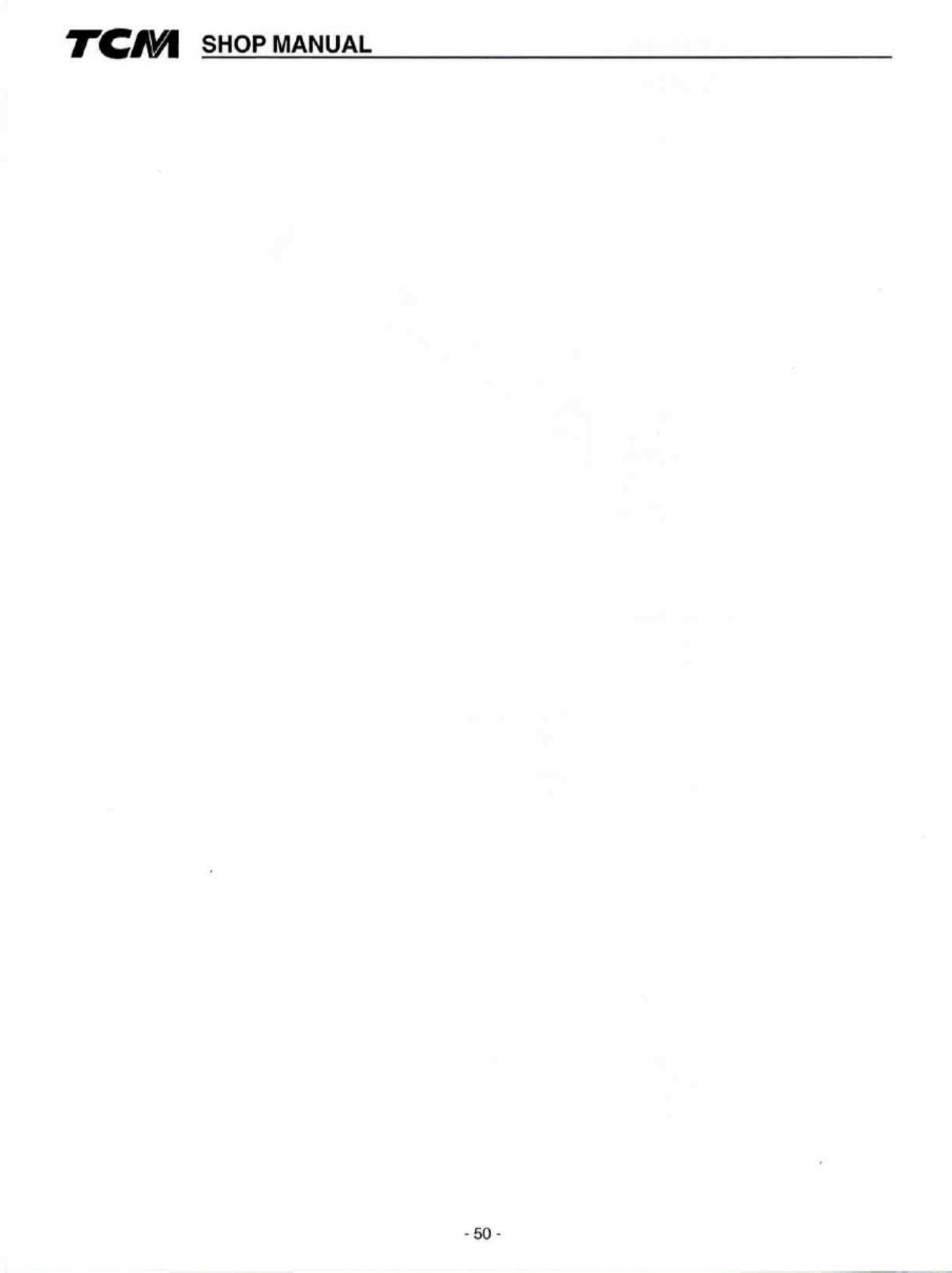 Sample 4 of Technical Document TCM Diesel Engine C240 Workshop Service Manual [PDF]