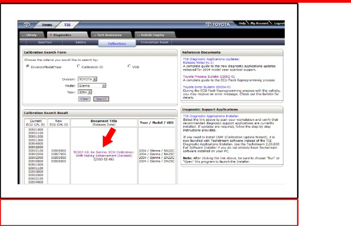 Sample 6 of Technical Document Techstream ECU Reprogramming Guide Technical Manual [PDF]