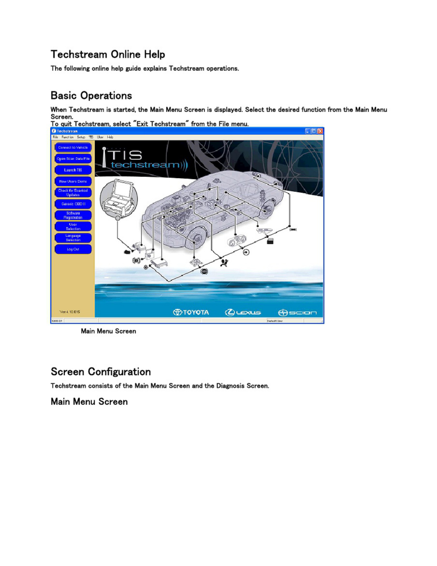 Technical Document Techstream Software User Guide Technical Manual [PDF] cover