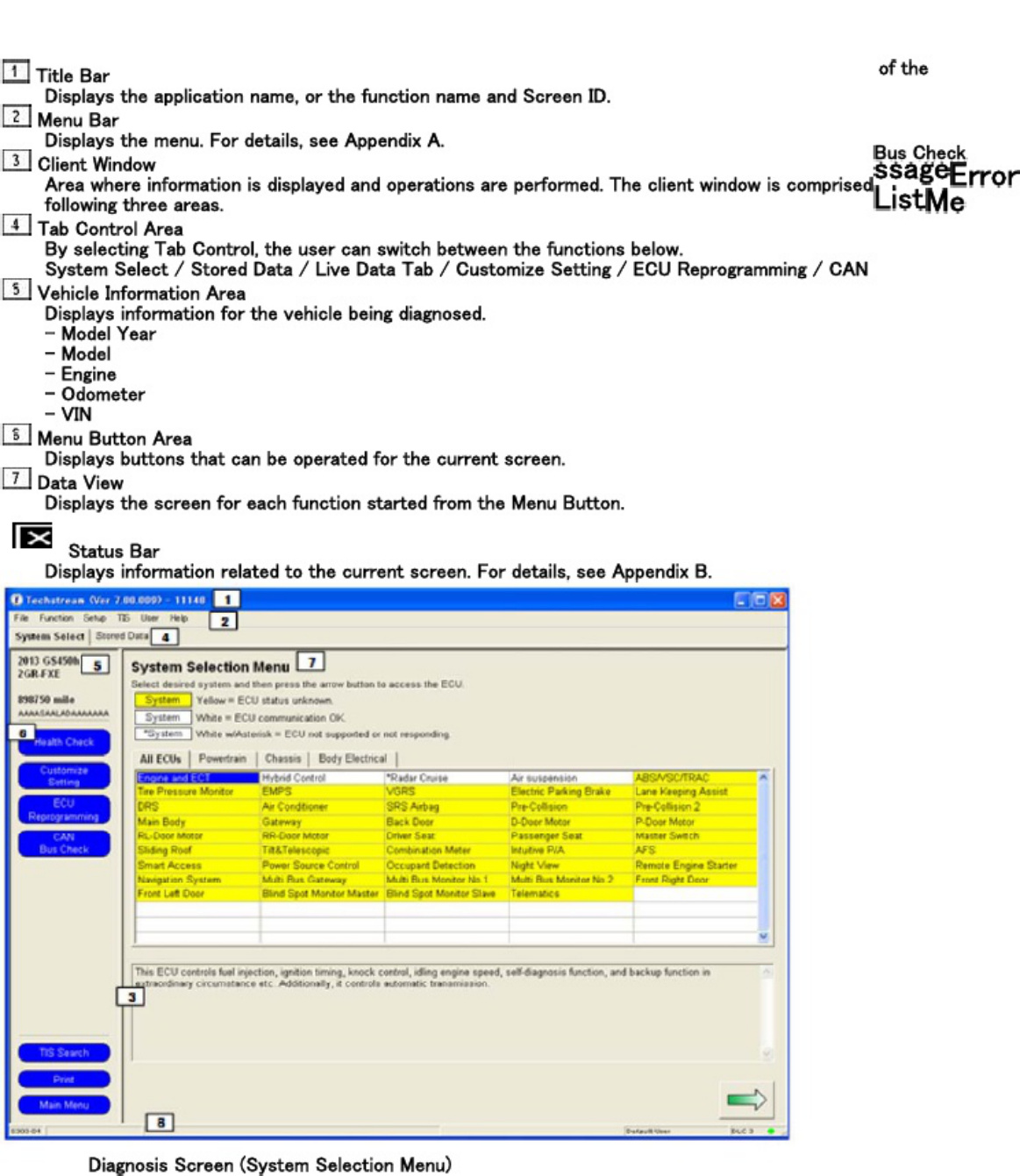 Sample 3 of Technical Document Techstream Software User Guide Technical Manual [PDF]