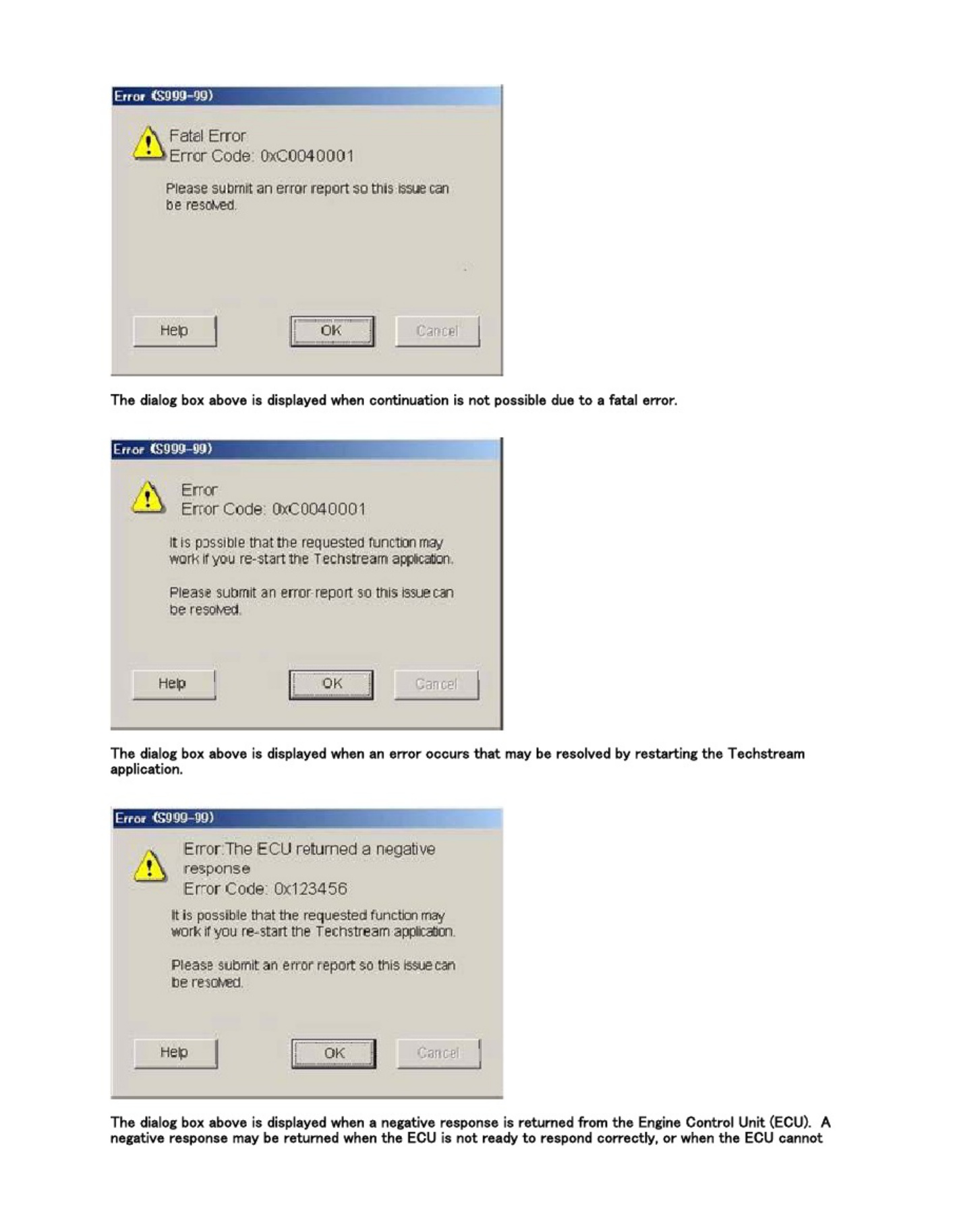 Sample 4 of Technical Document Techstream Software User Guide Technical Manual [PDF]