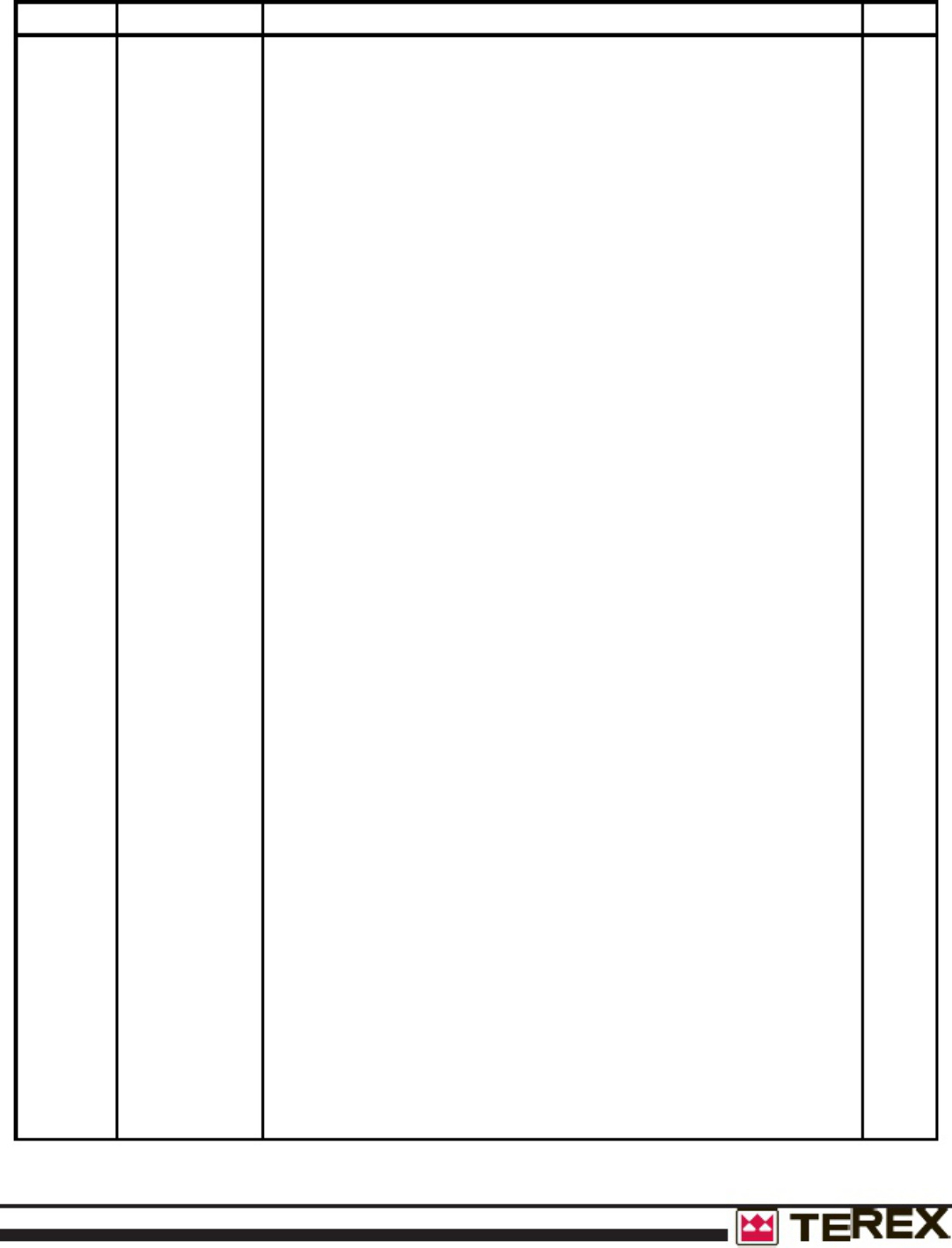 Sample 8 of Technical Document Terex Parts Catalog [PDF]