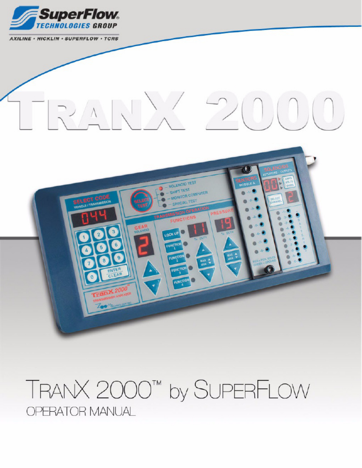 Technical Document TranX 2000 Operator Technical Manual [PDF] cover