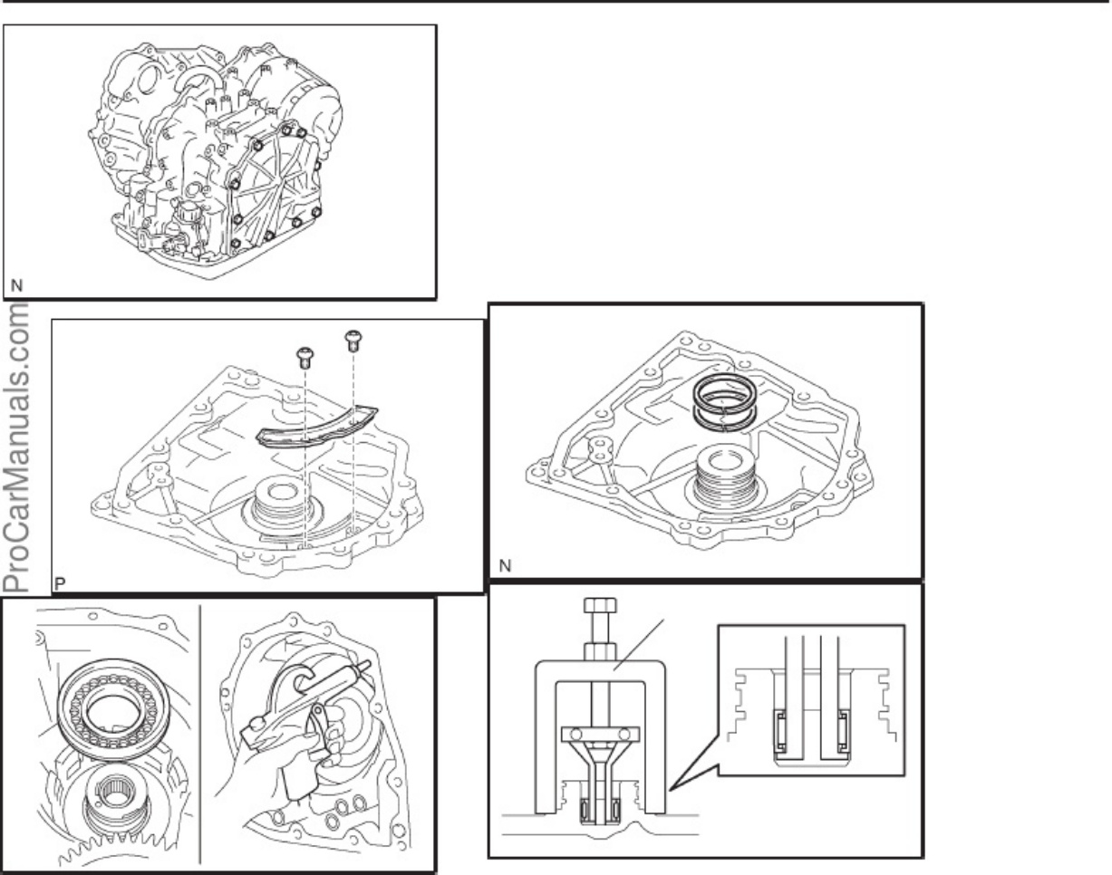 Sample 4 of Technical Document U241E Transmission Workshop Service Manual [PDF]