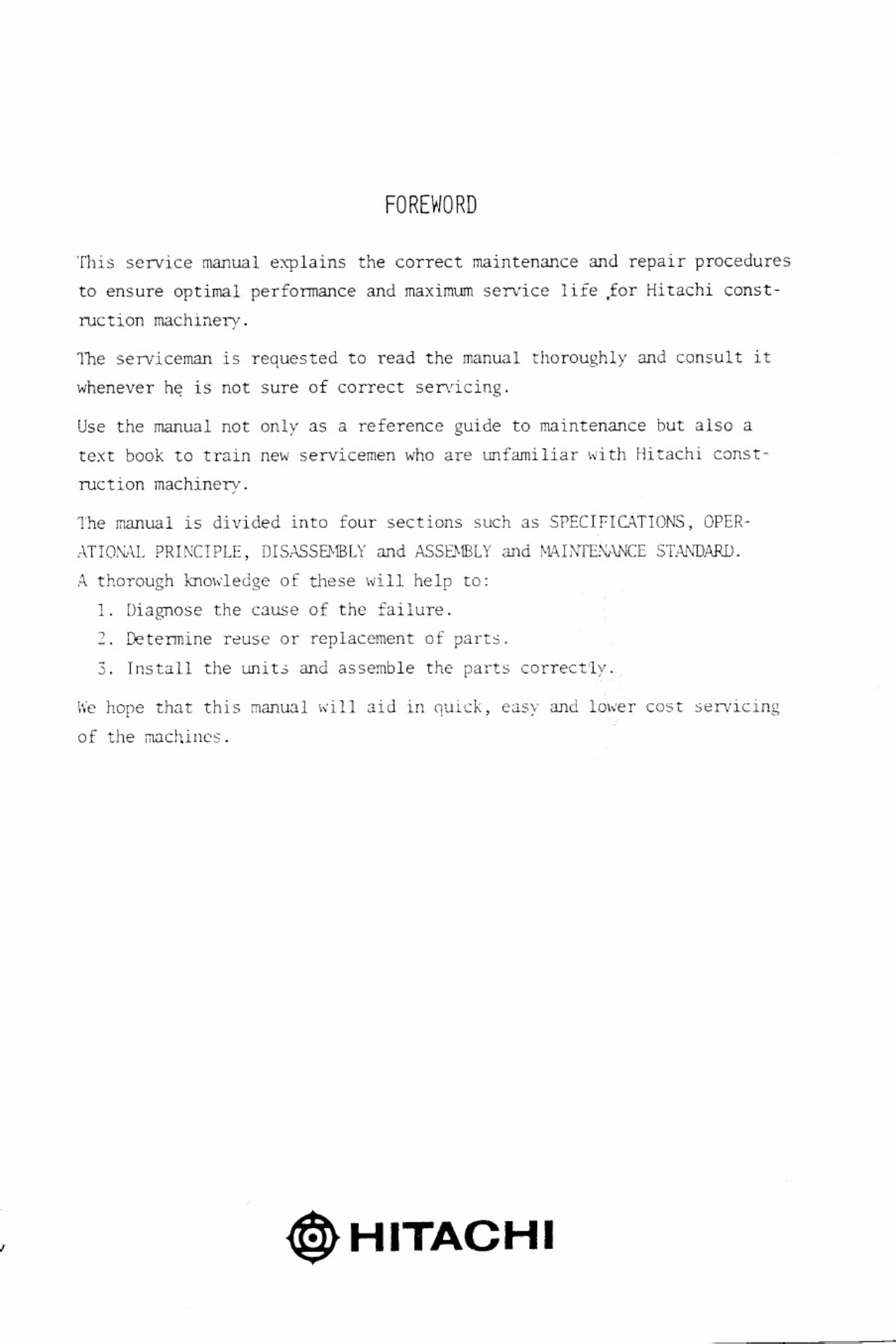 Technical Document UH043 Workshop Service Manual [PDF] cover