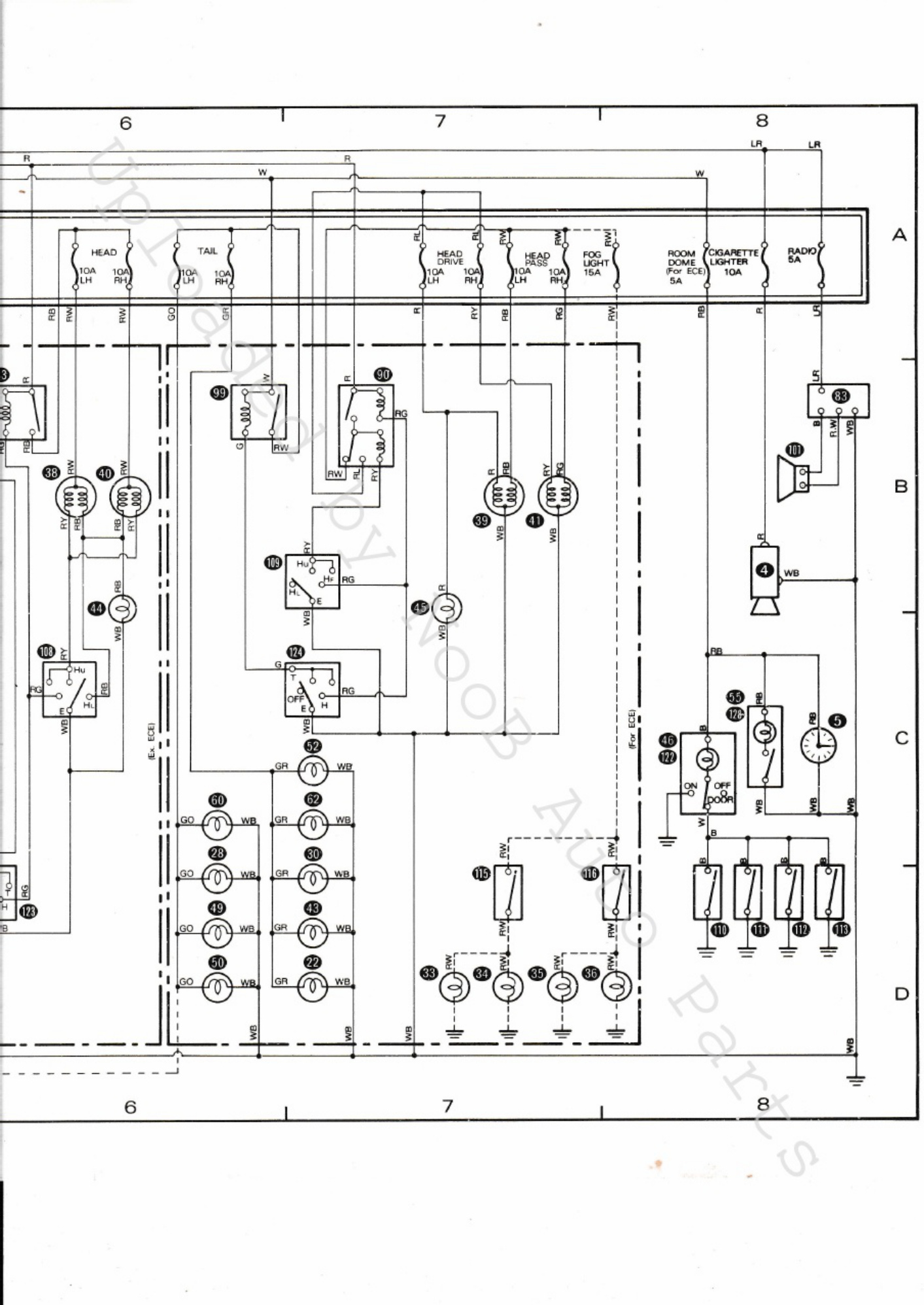 Sample 4 of Technical Document Uploaded by Noob Auto Complete Electrical Wiring Schematic & System Diagram [PDF]