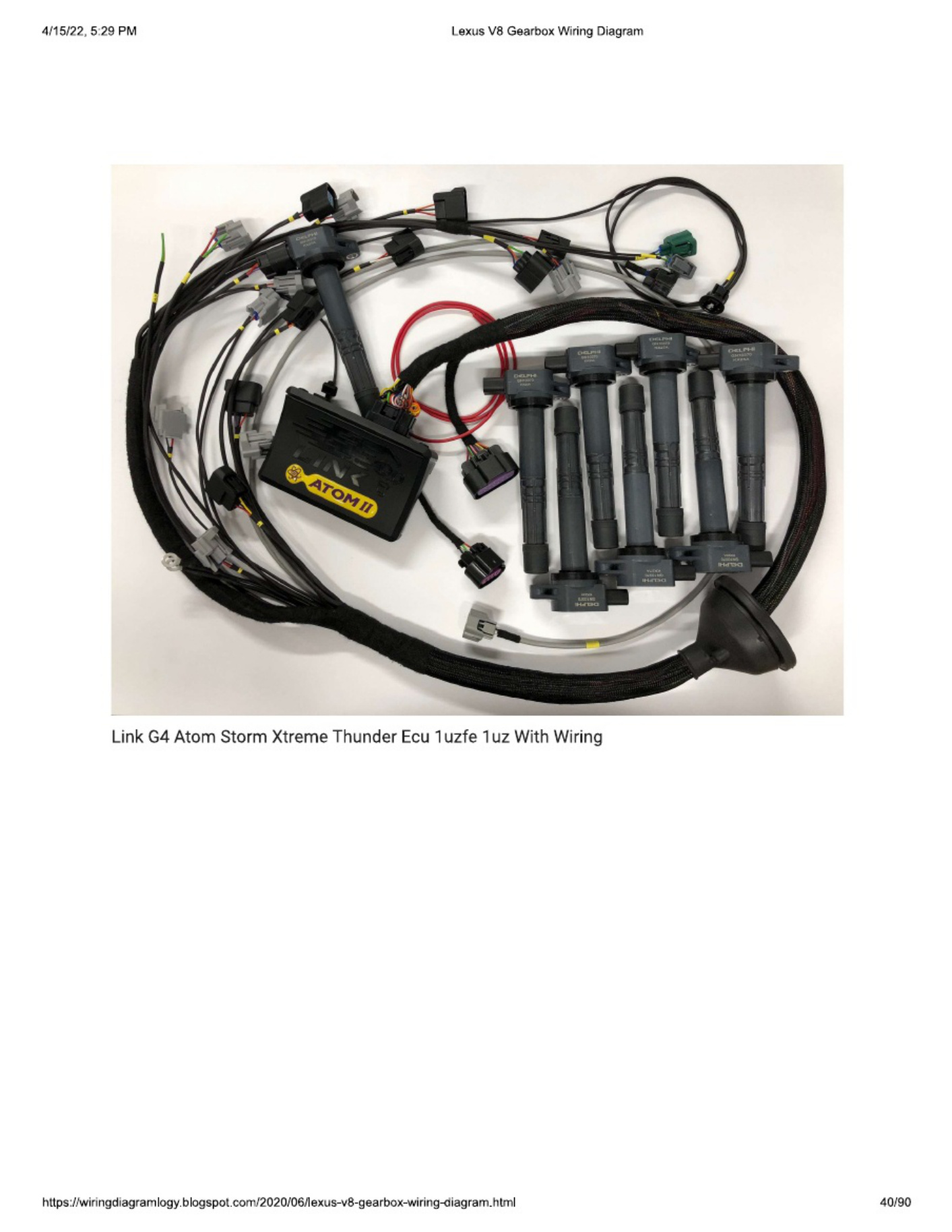 Sample 6 of Technical Document v8 Wiring Diagranm Complete Electrical Wiring Schematic & System Diagram [PDF]