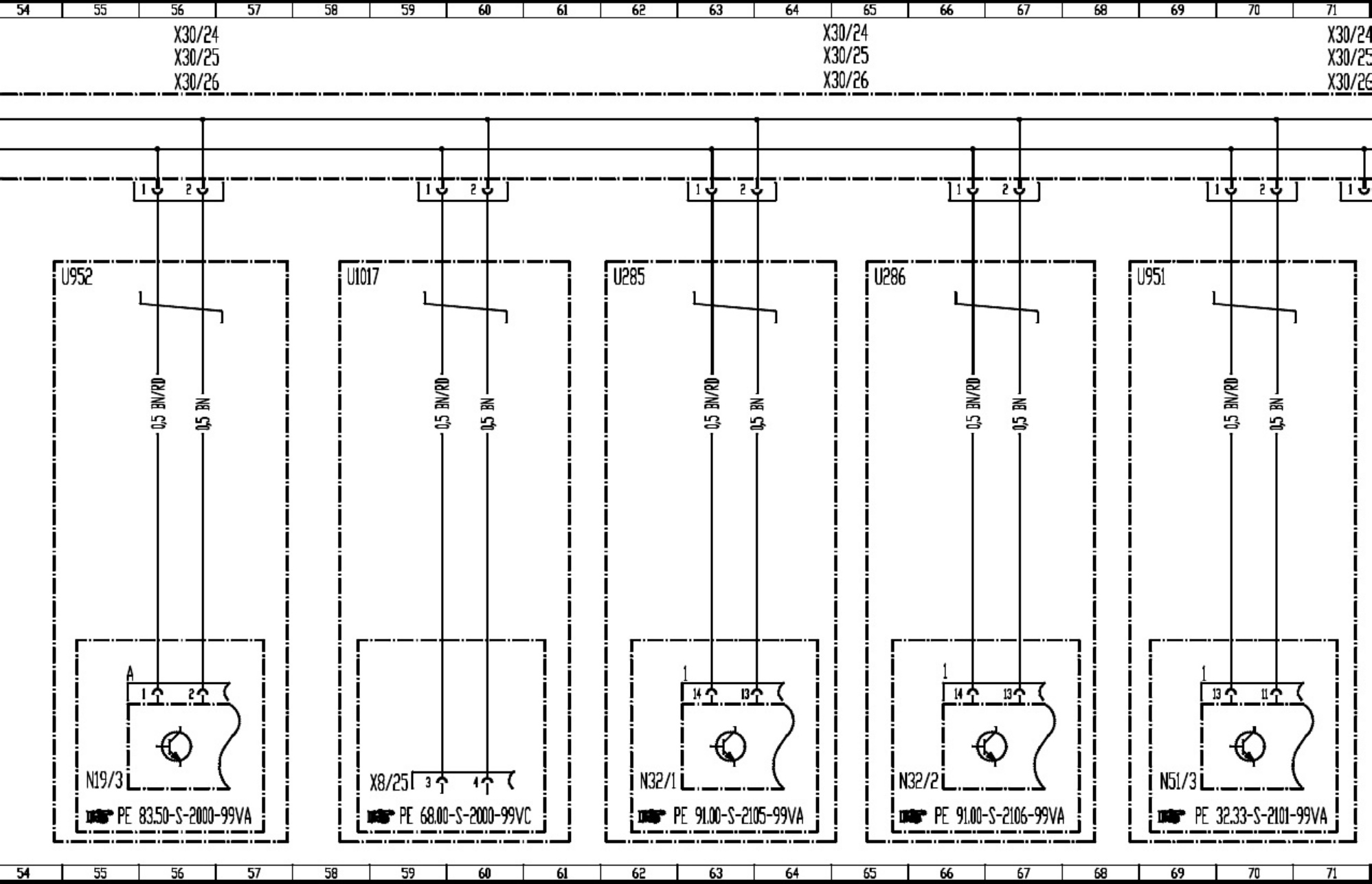 Sample 7 of Technical Document VITO VIANO Wiring Diagrams Complete Electrical Wiring Schematic & System Diagram [PDF]