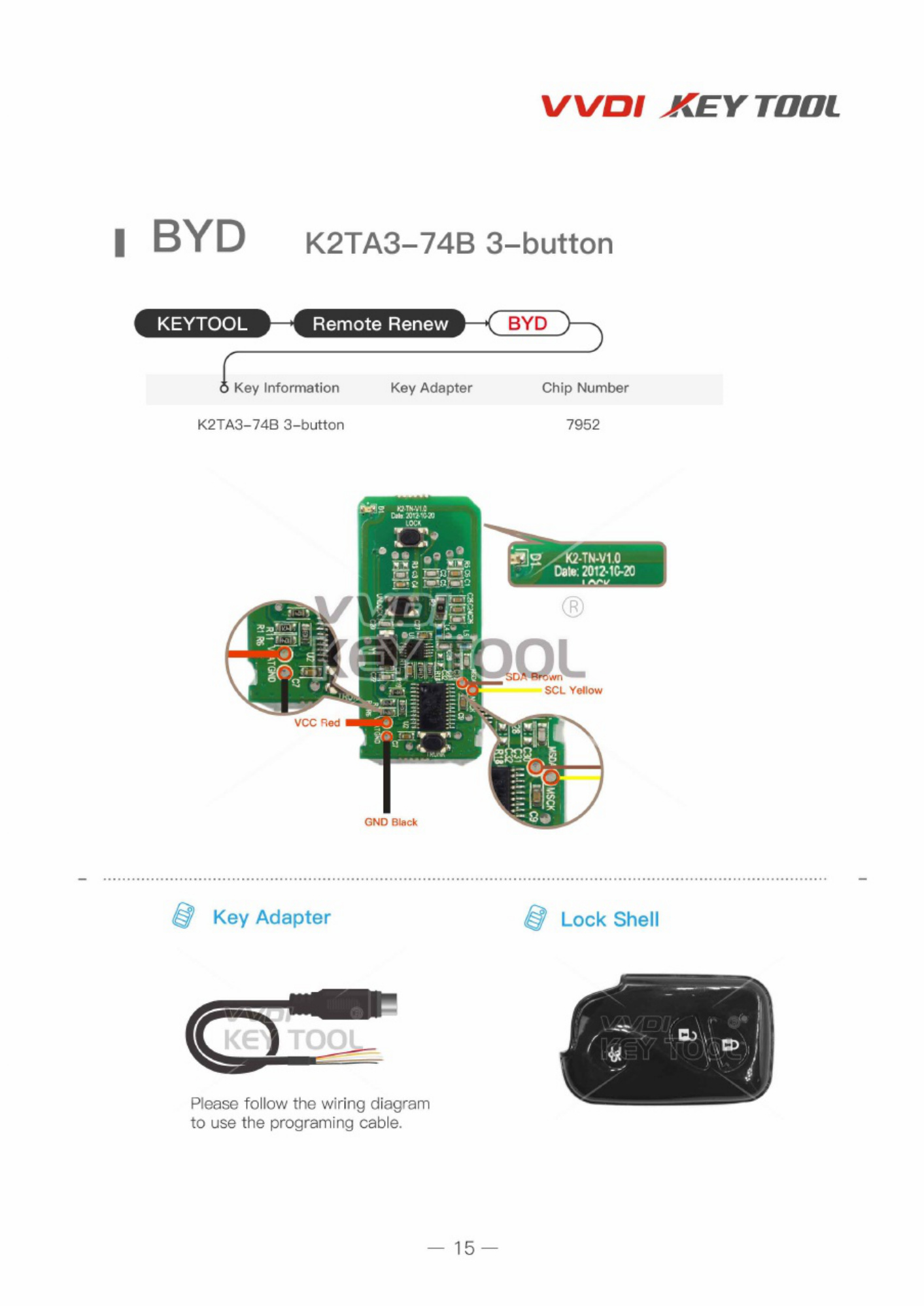 Sample 4 of Technical Document Vvdi Key Tool Remote Unlock Wiring Complete Electrical Wiring Schematic & System Diagram [PDF]