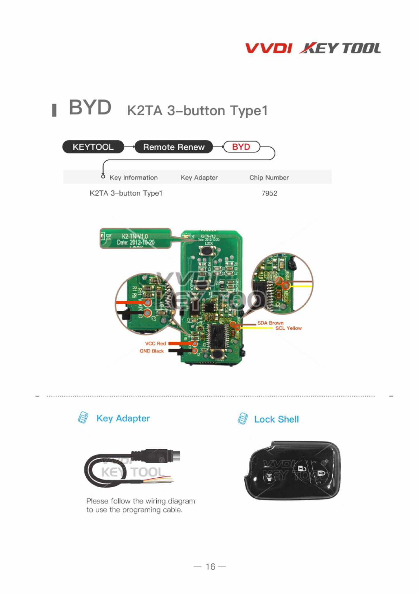 Sample 5 of Technical Document Vvdi Key Tool Remote Unlock Wiring Complete Electrical Wiring Schematic & System Diagram [PDF]
