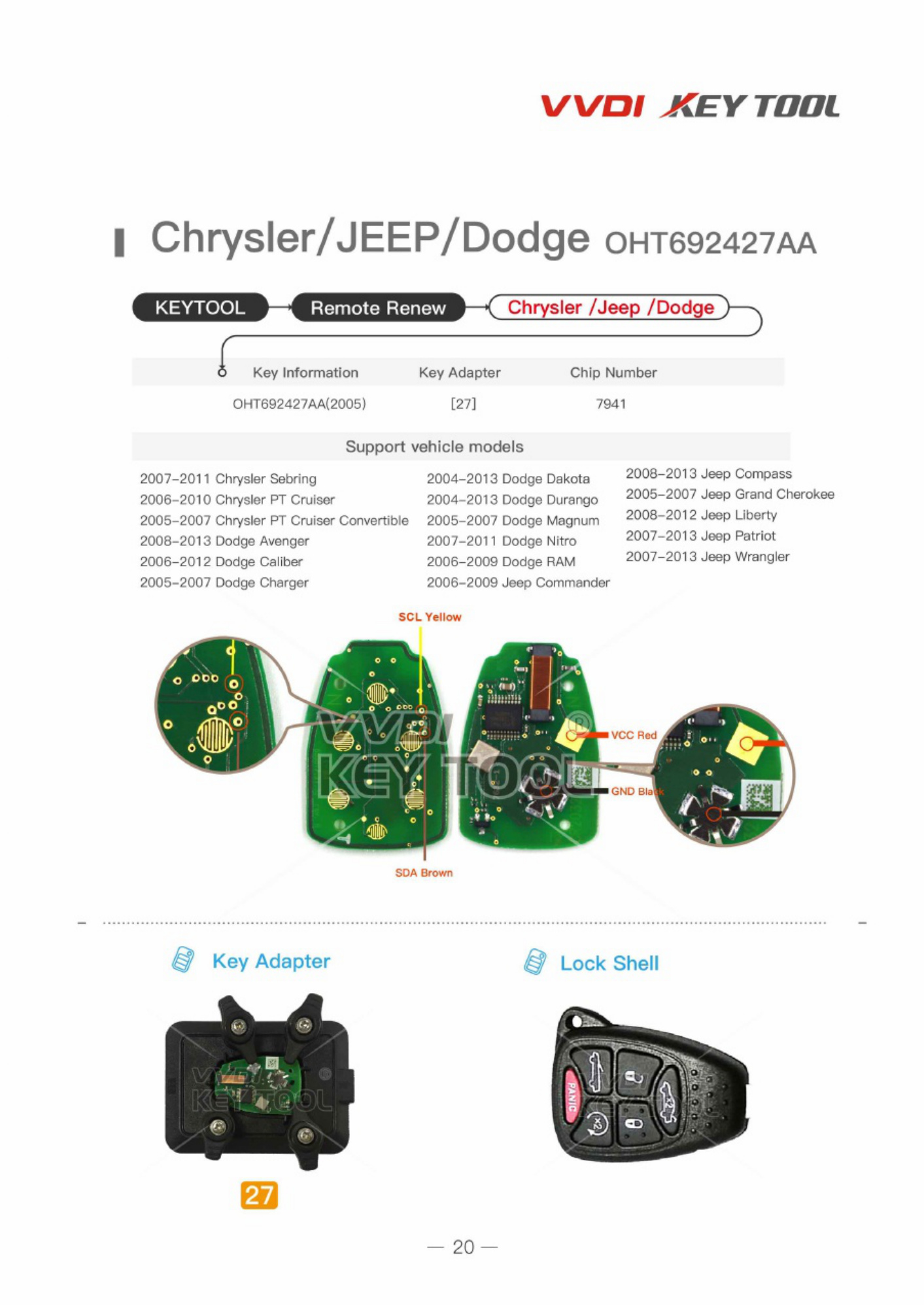 Sample 6 of Technical Document Vvdi Key Tool Remote Unlock Wiring Complete Electrical Wiring Schematic & System Diagram [PDF]