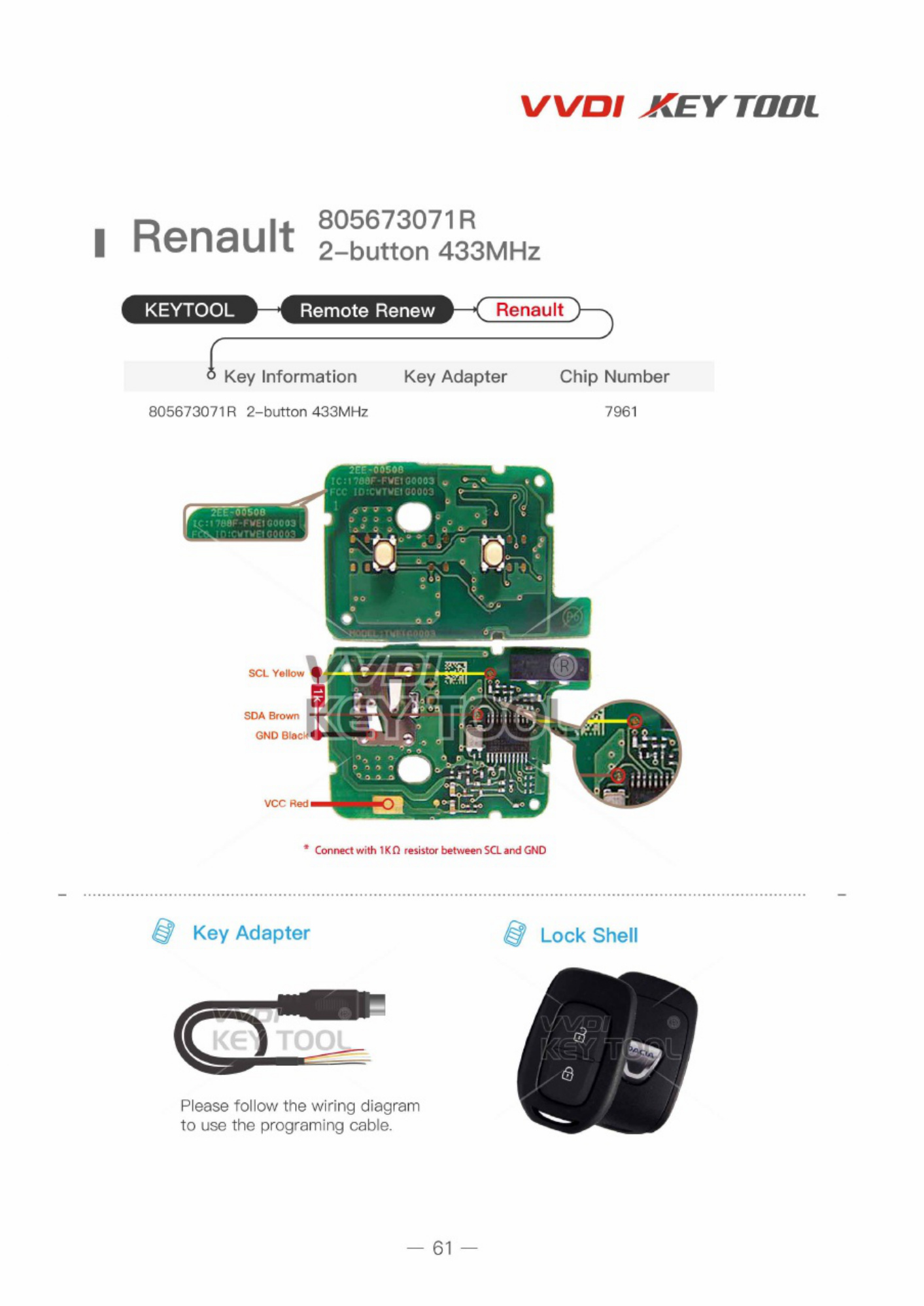 Sample 8 of Technical Document Vvdi Key Tool Remote Unlock Wiring Complete Electrical Wiring Schematic & System Diagram [PDF]
