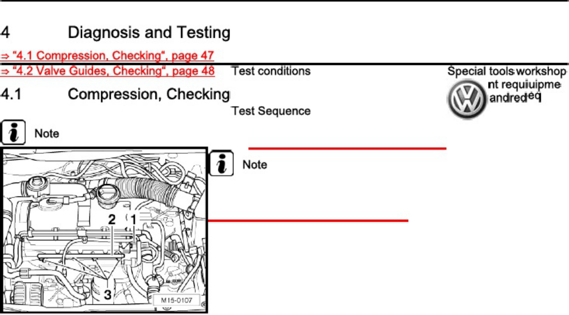 Sample 4 of Technical Document VW Golf 4 Jetta - Engine Mechanical Workshop Service Manual [PDF]