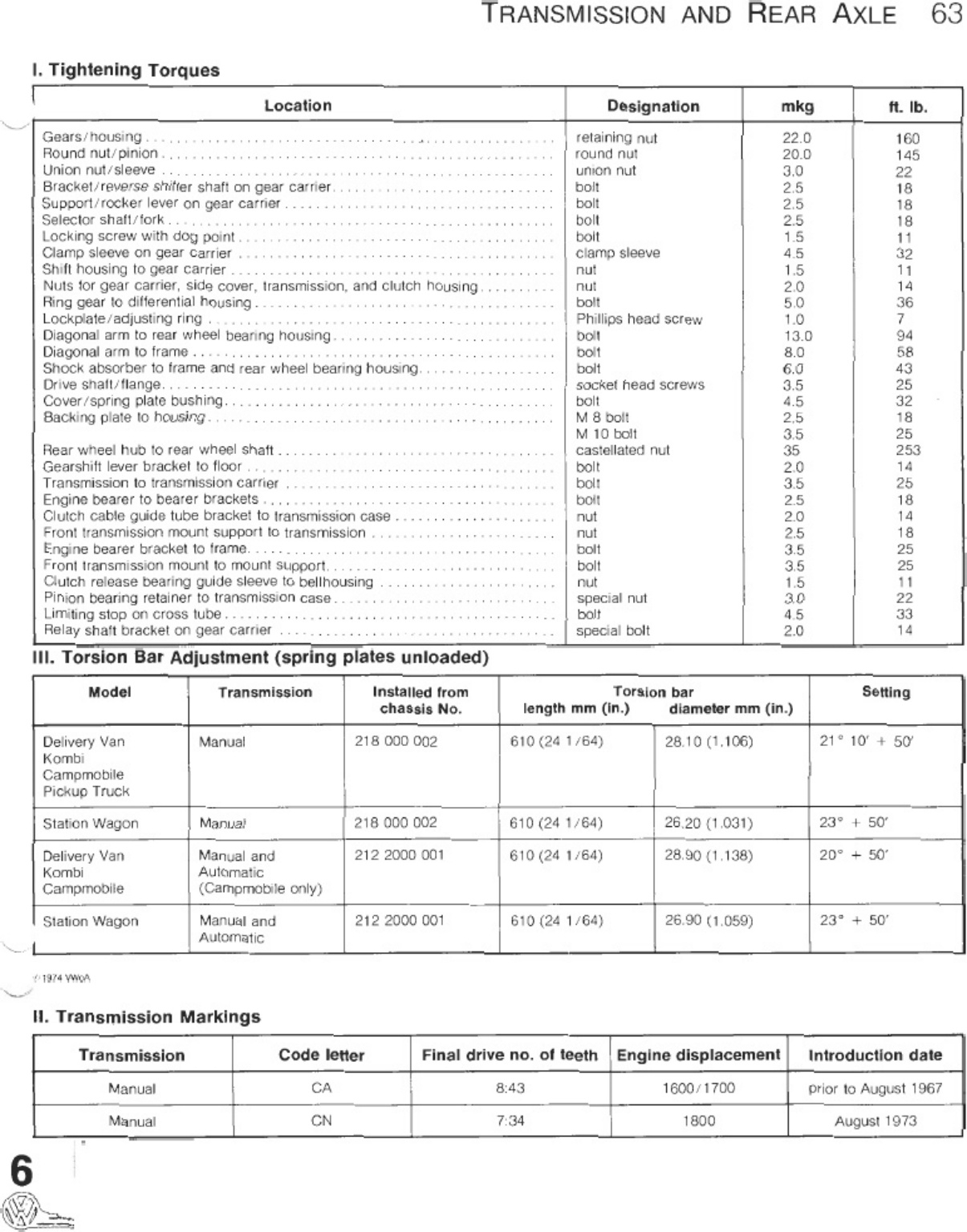 Sample 6 of Technical Document VW T2 Bentley Technical Manual [PDF]