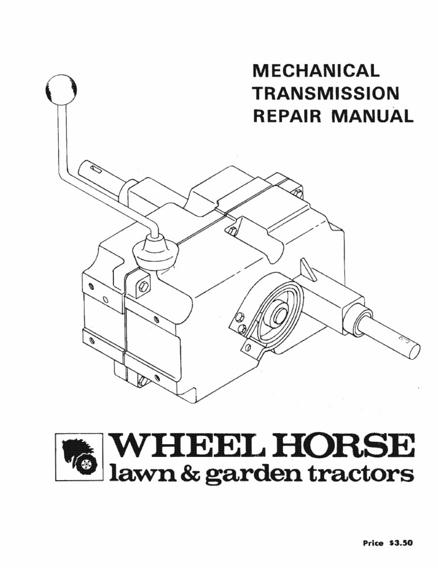 Sample 2 of Technical Document Wheel Horse Transmission Workshop Service Manual [PDF]