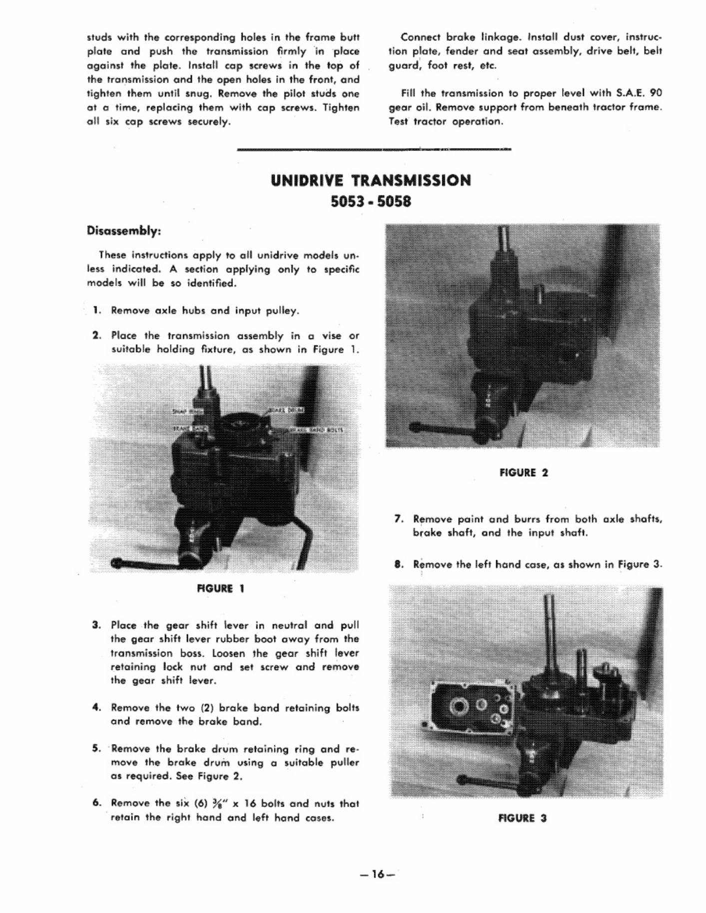 Sample 6 of Technical Document Wheel Horse Transmission Workshop Service Manual [PDF]