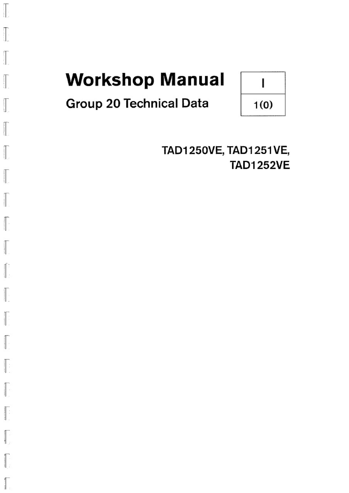 Sample 3 of Technical Document Workshop Workshop Service Manual [PDF]