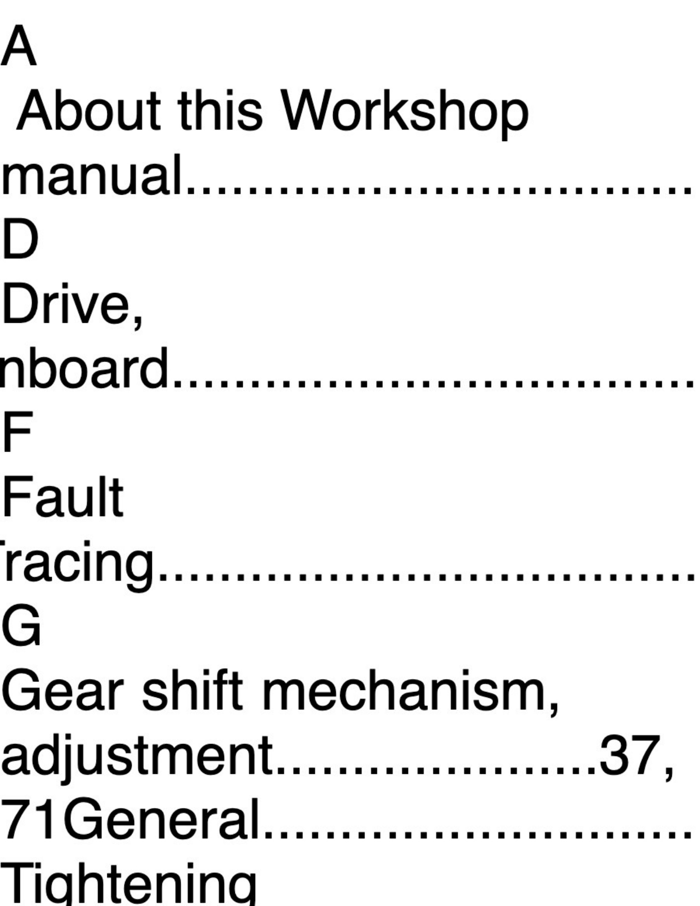Sample 8 of Technical Document Workshop Workshop Service Manual [PDF]