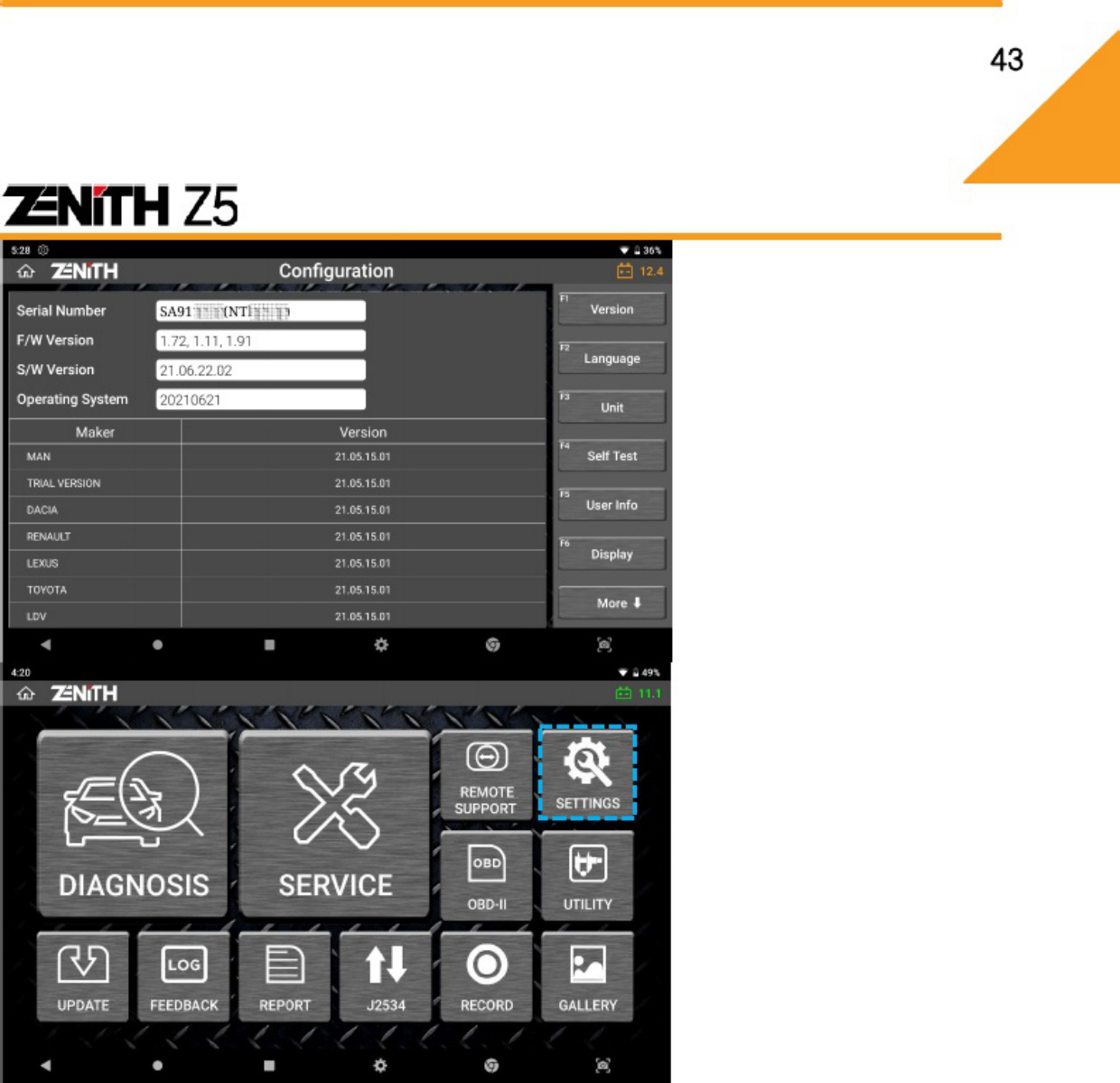 Sample 4 of Technical Document Zenith Z5 Users Technical Manual [PDF]