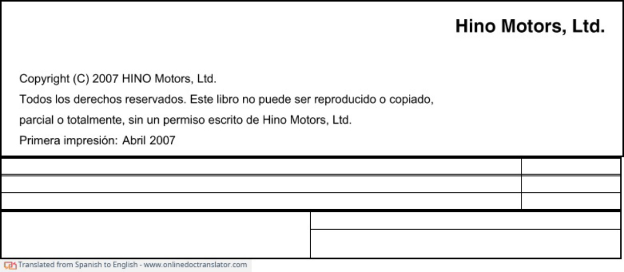 Hino Motors 300 S1 YXZE16C Complete Electrical Wiring Schematic & System Diagram [PDF] sample cover