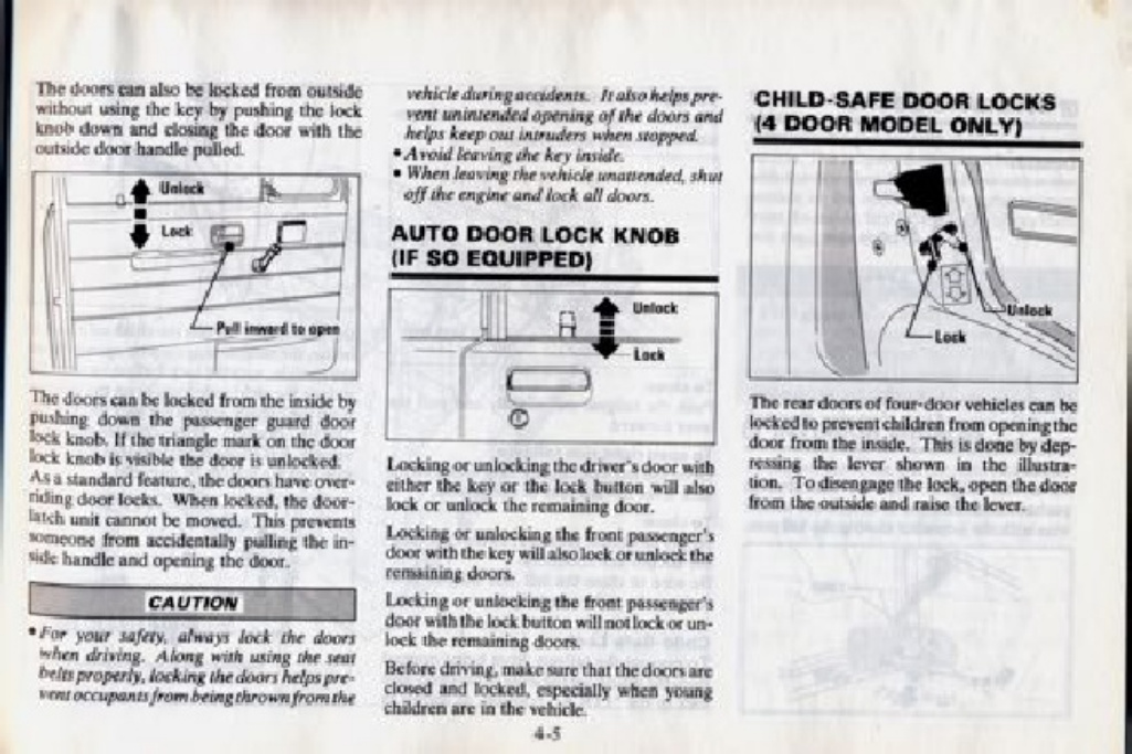 Sample 4 of Isuzu 1989 Isuzu Trooper Complete Technical Manual [PDF]