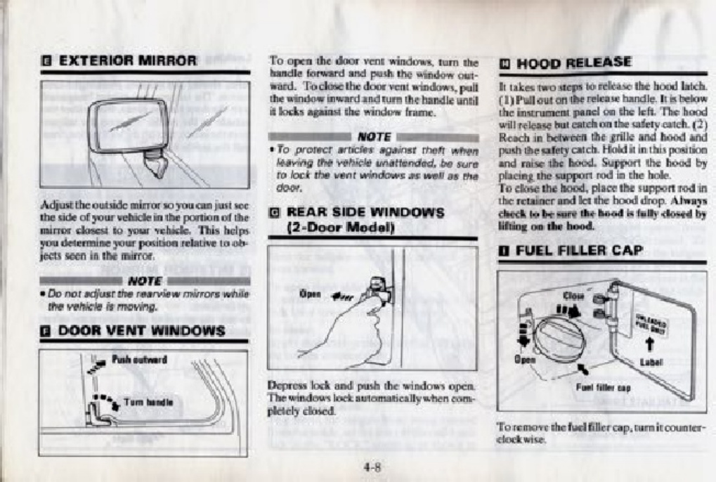 Sample 5 of Isuzu 1989 Isuzu Trooper Complete Technical Manual [PDF]