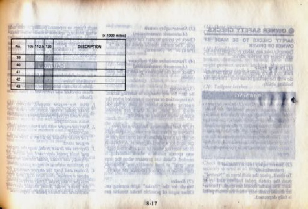 Sample 7 of Isuzu 1989 Isuzu Trooper Complete Technical Manual [PDF]