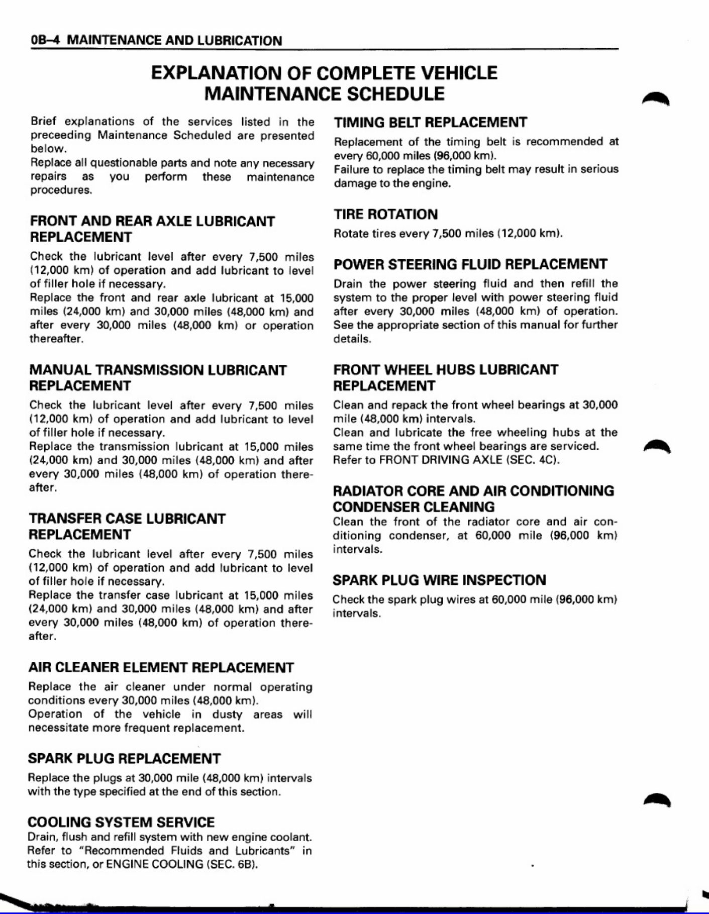 Sample 8 of Isuzu 1995 Isuzu Trooper Workshop Service Manual [PDF]