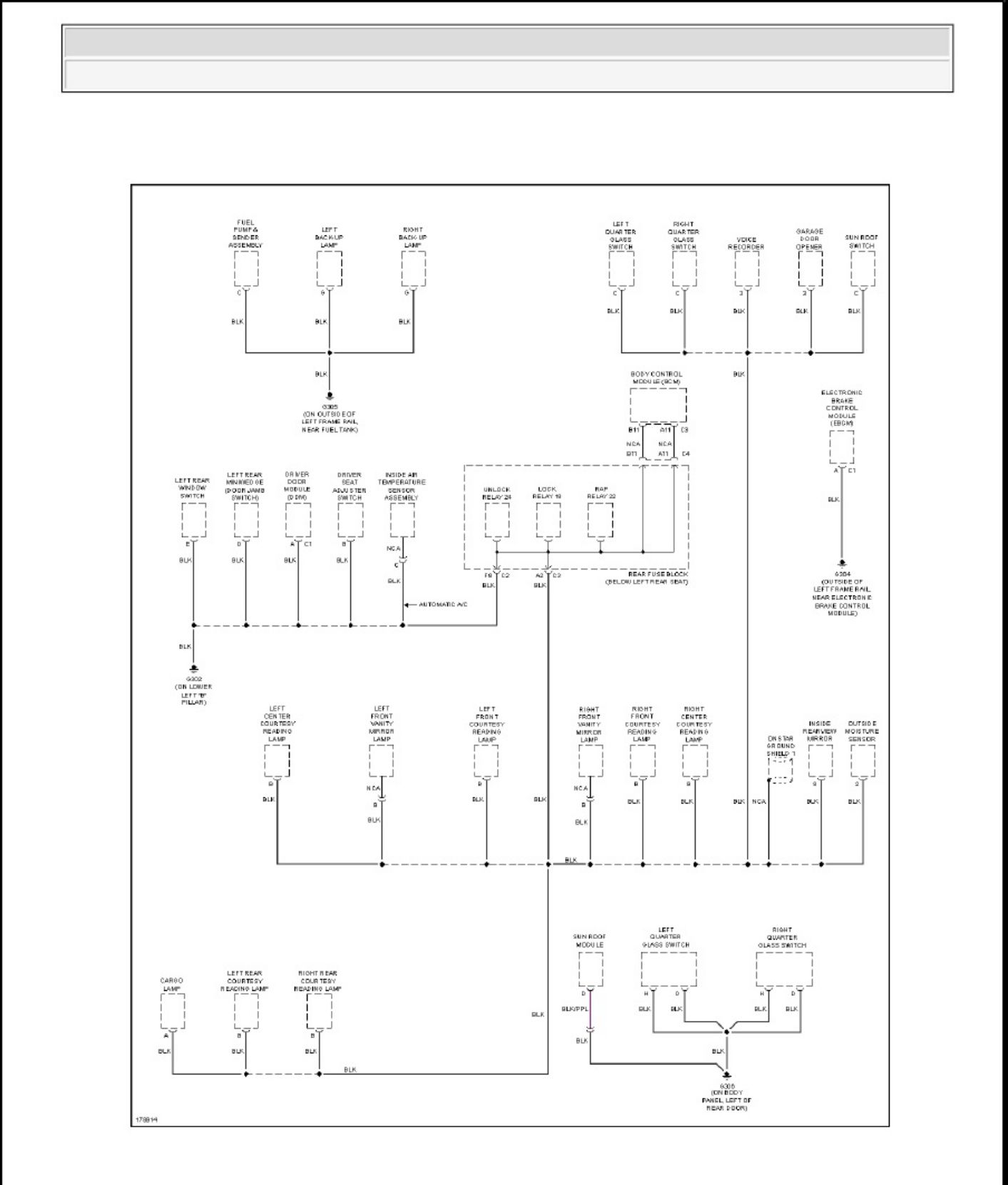 Sample 6 of Isuzu 2003 Isuzu Ascender Wiring Diagrams Complete Electrical Wiring Schematic & System Diagram [PDF]