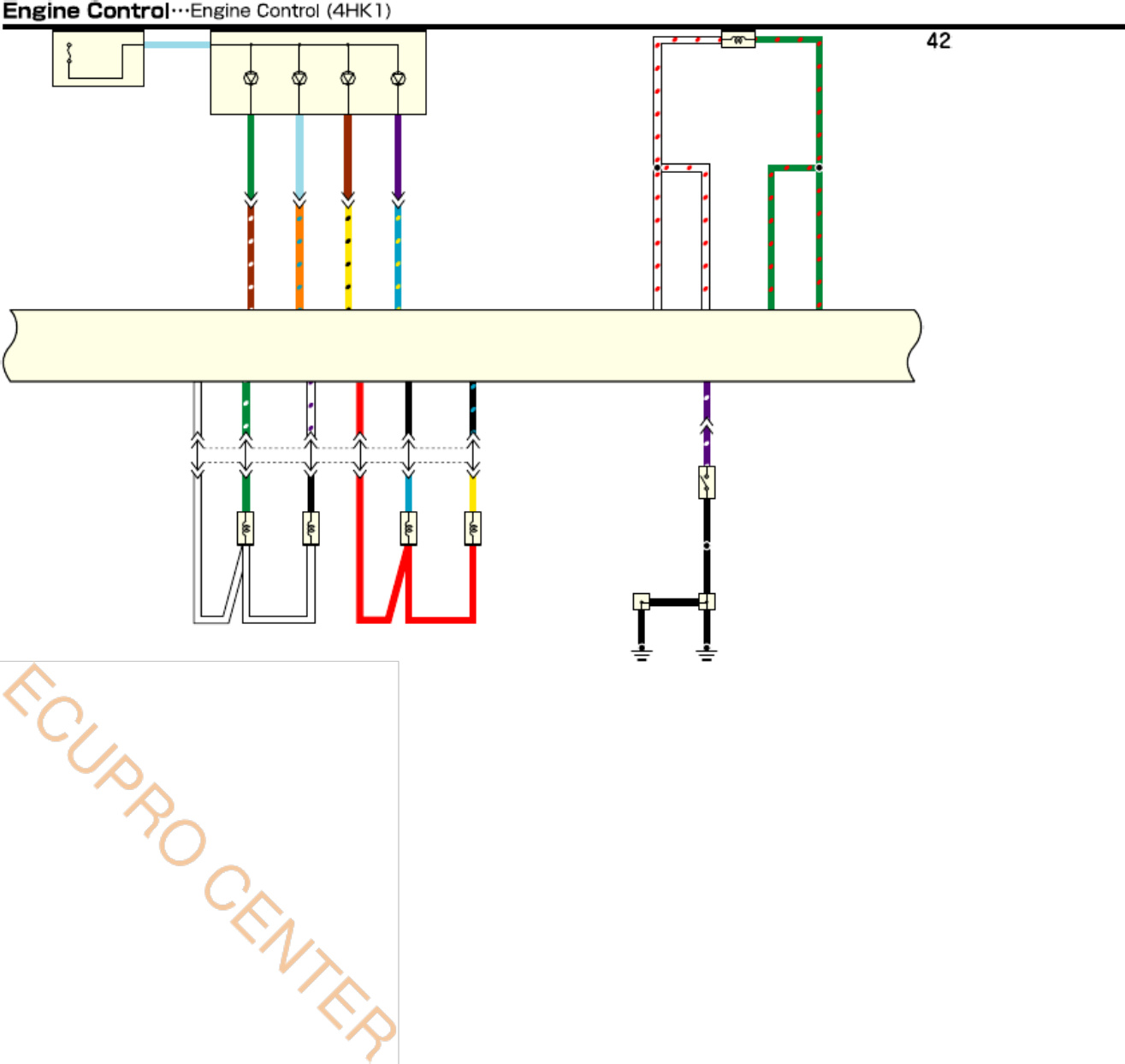 Sample 4 of Isuzu 4HK1_4JJ1 Wiring Diagrams Complete Electrical Wiring Schematic & System Diagram [PDF]