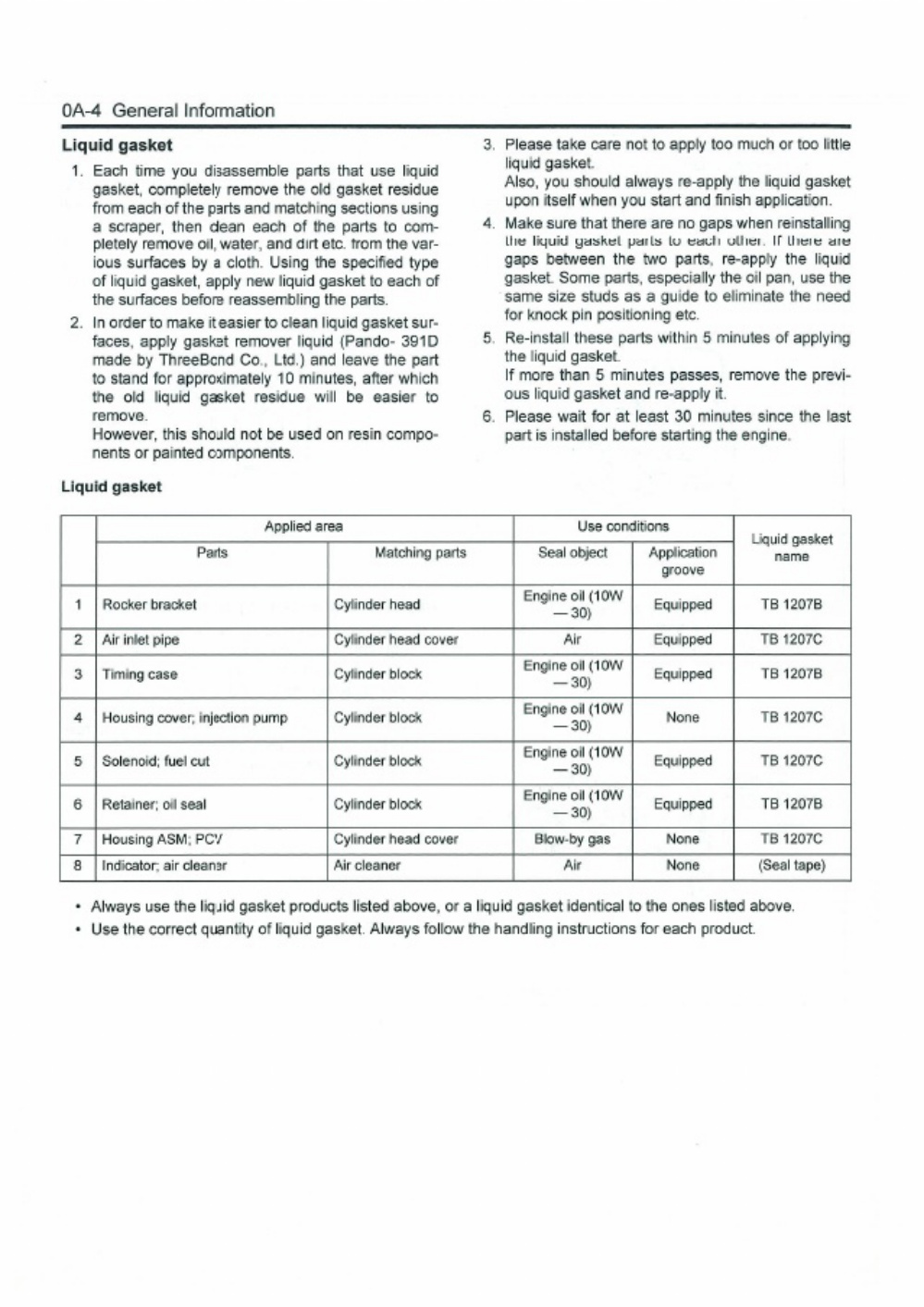 Sample 2 of Isuzu 4LE2 Workshop Service Manual [PDF]