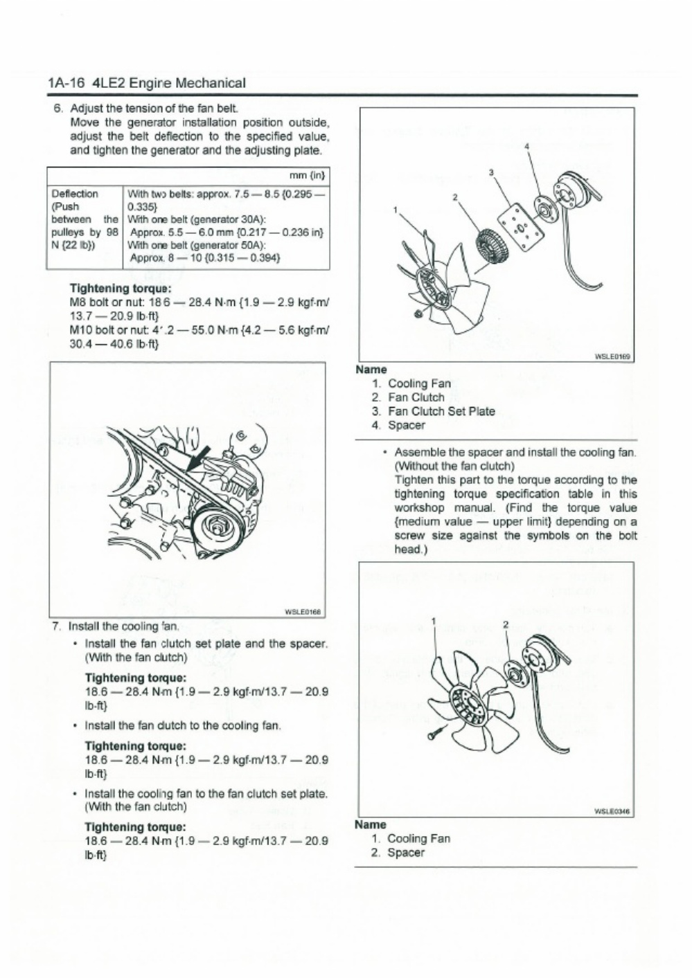 Sample 4 of Isuzu 4LE2 Workshop Service Manual [PDF]