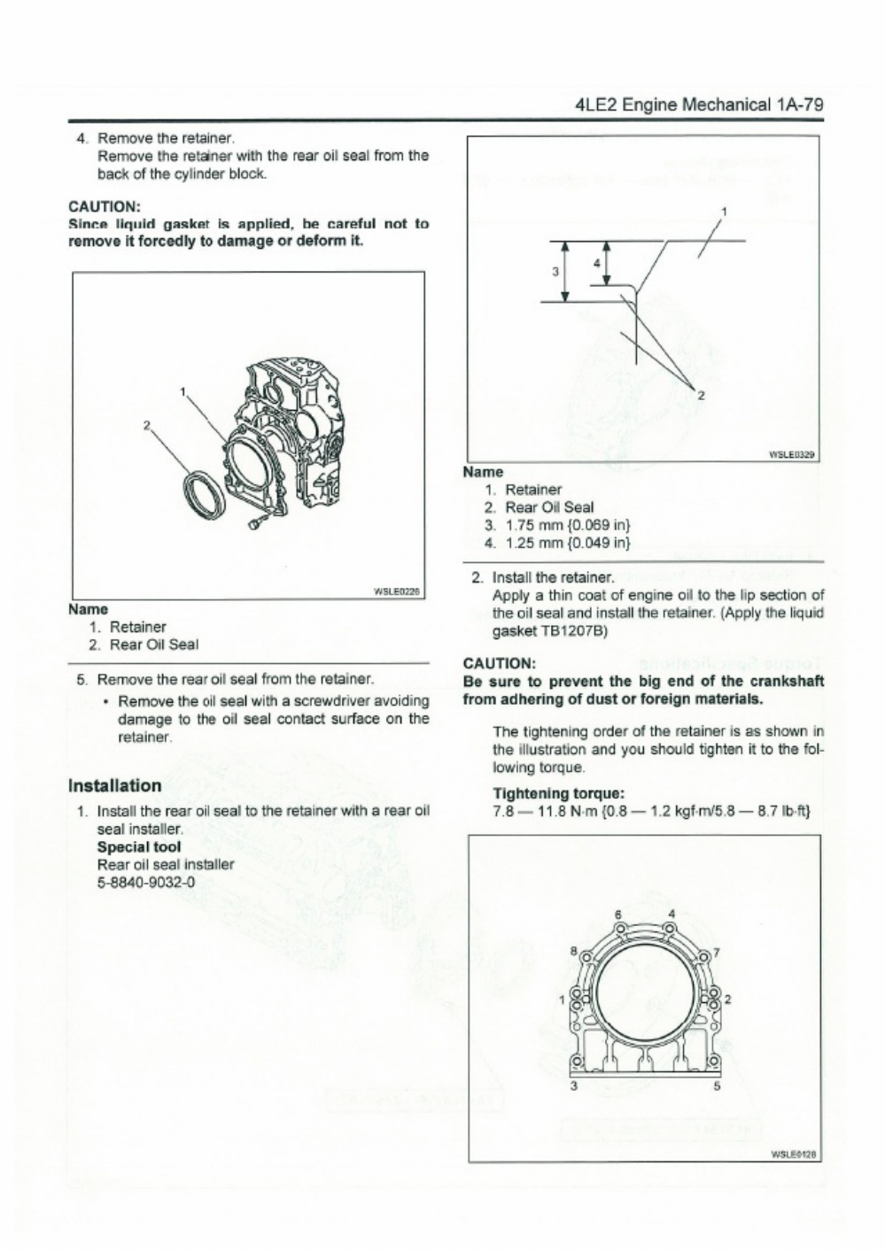 Sample 6 of Isuzu 4LE2 Workshop Service Manual [PDF]