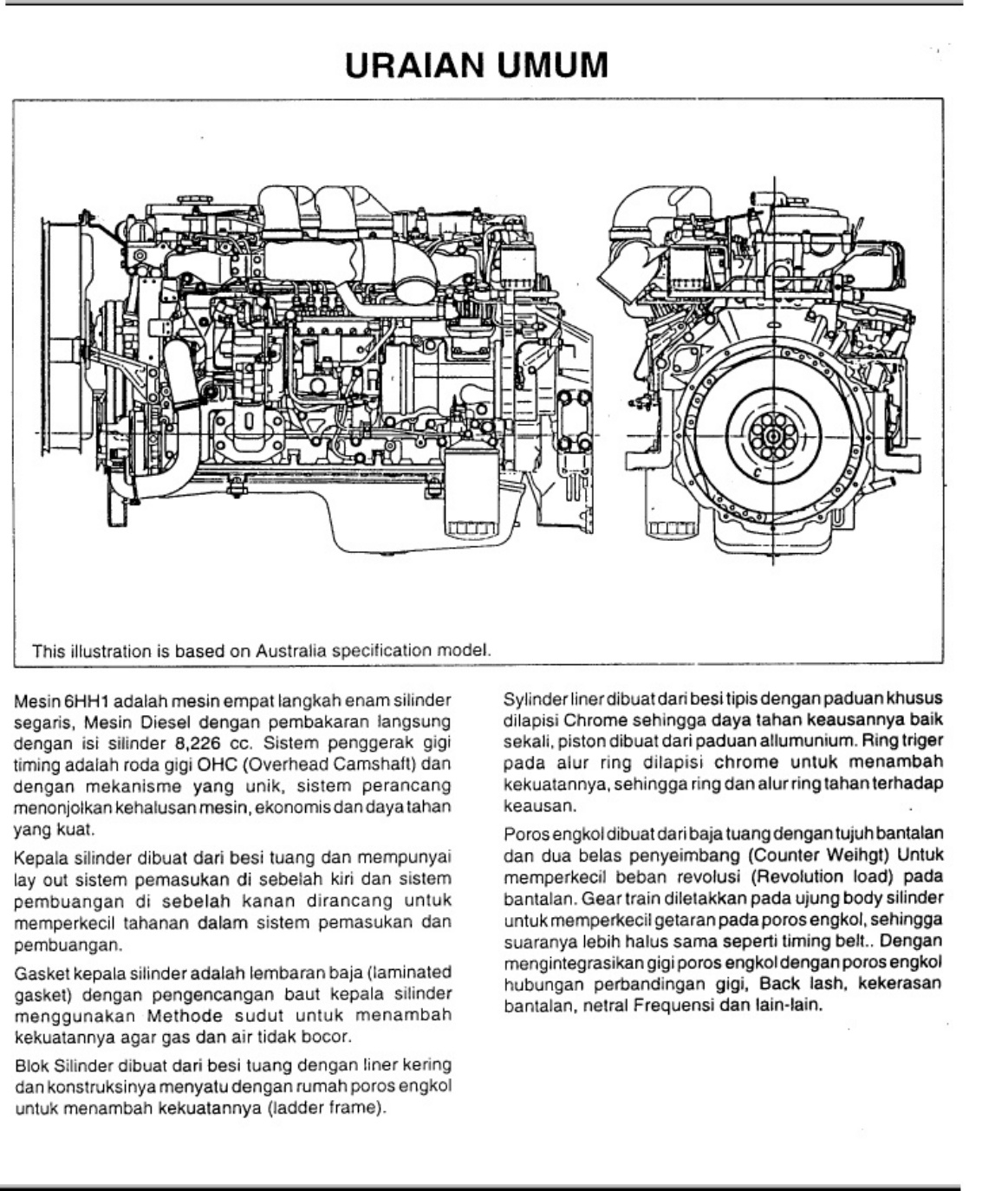 Sample 2 of Isuzu 6HH1 Engine Training Technical Manual [PDF]