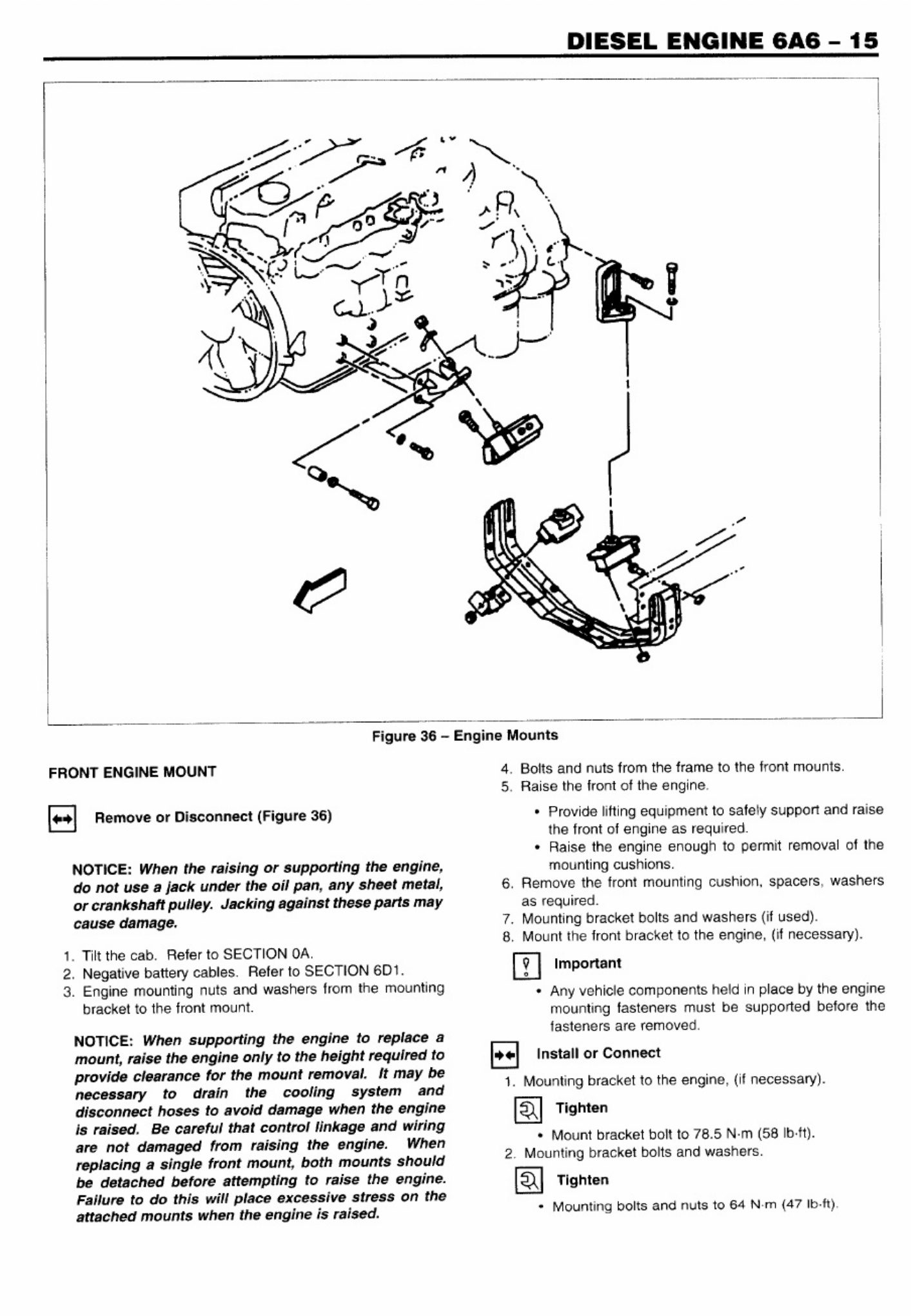 Sample 8 of Isuzu 6HK1 TC Engine Workshop Service Manual [PDF]