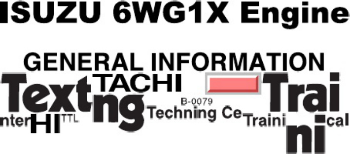 Isuzu 6WG1X Tier 3 Engine Overview Technical Manual [PDF] cover