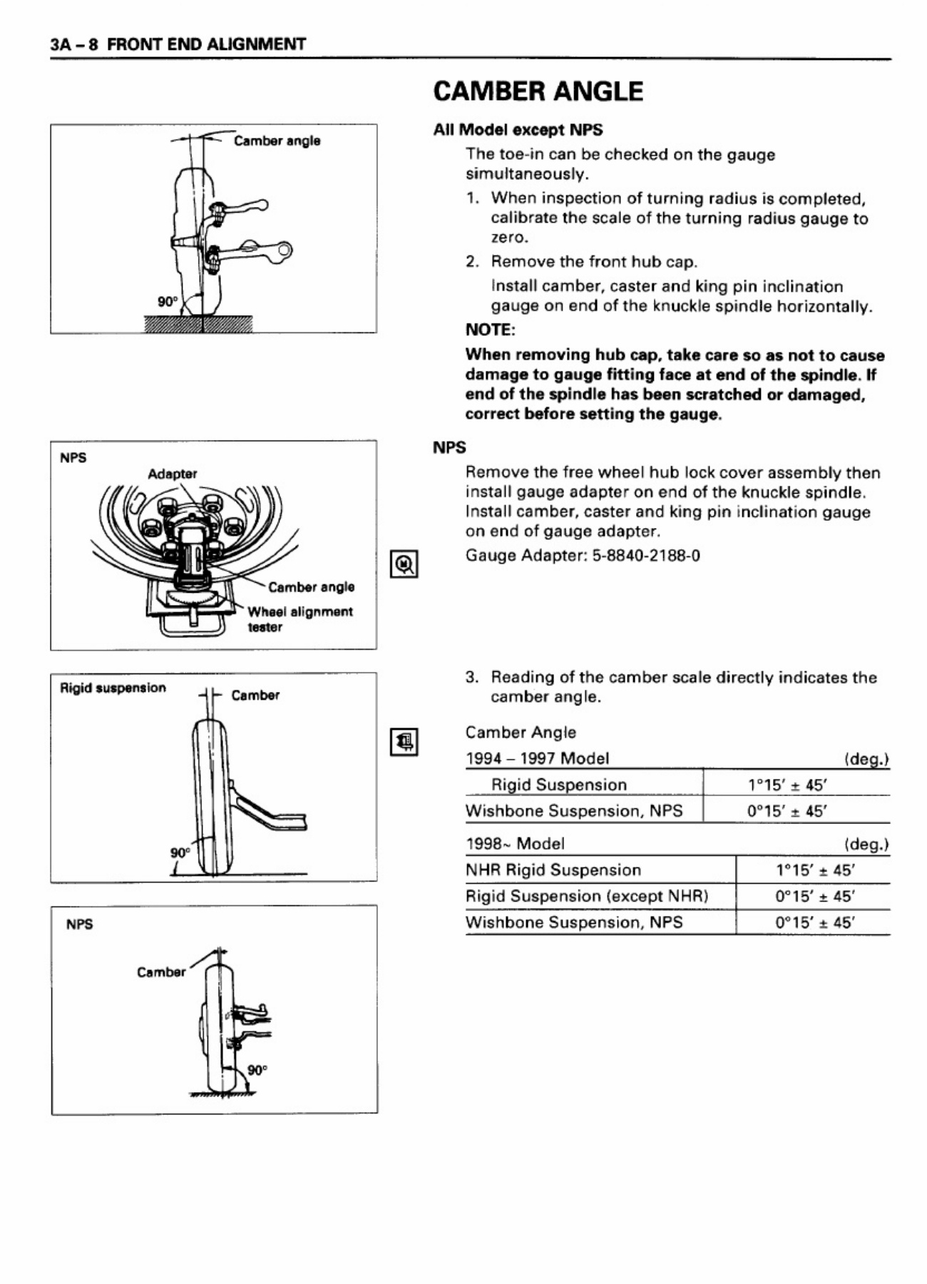Sample 5 of Isuzu 99 - 2003 Isuzu NPR NQR NKR Steerin Technical Manual [PDF]