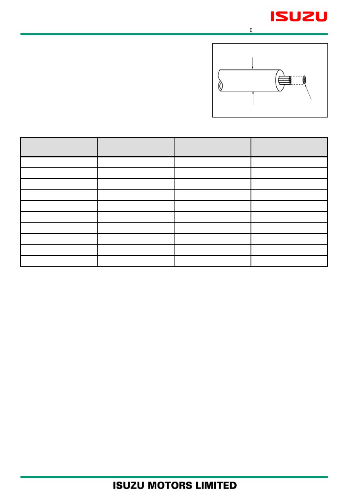 Sample 4 of Isuzu Body Builders Guide 2013 Technical Manual [PDF]
