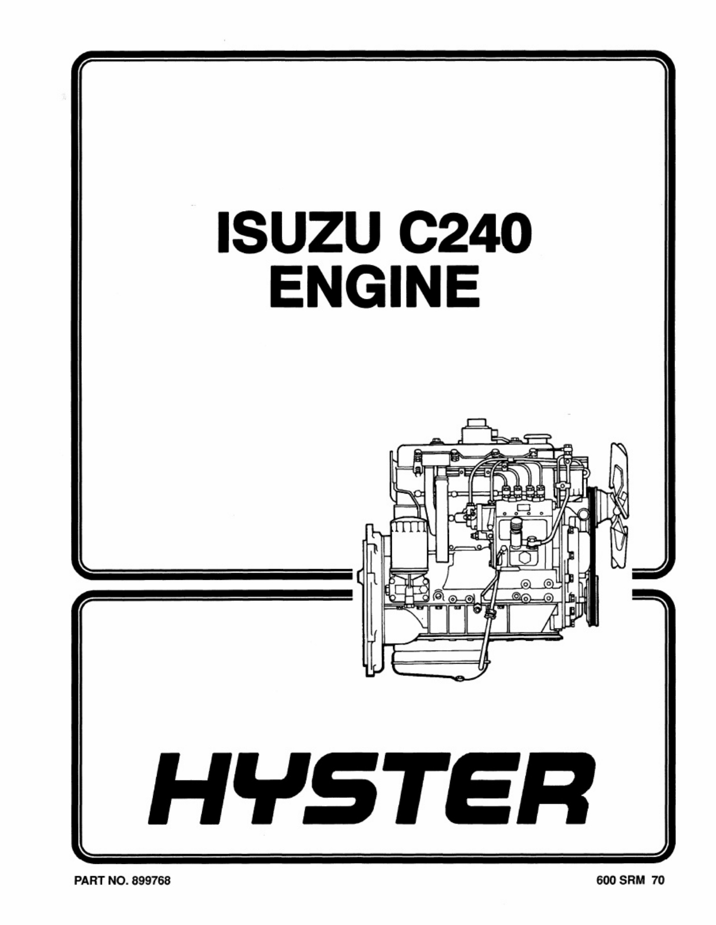 Sample 3 of Isuzu C240 2 4L Engine Technical Manual [PDF]